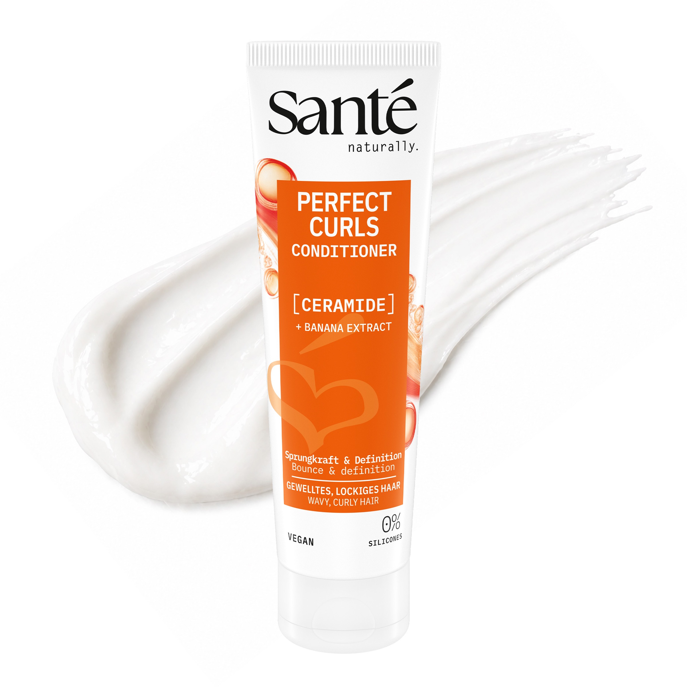 SANTE Haarspülung »Perfect Curls Conditioner« Haarspülung, mit Kokosöl, Avocadoöl und Rizinusöl