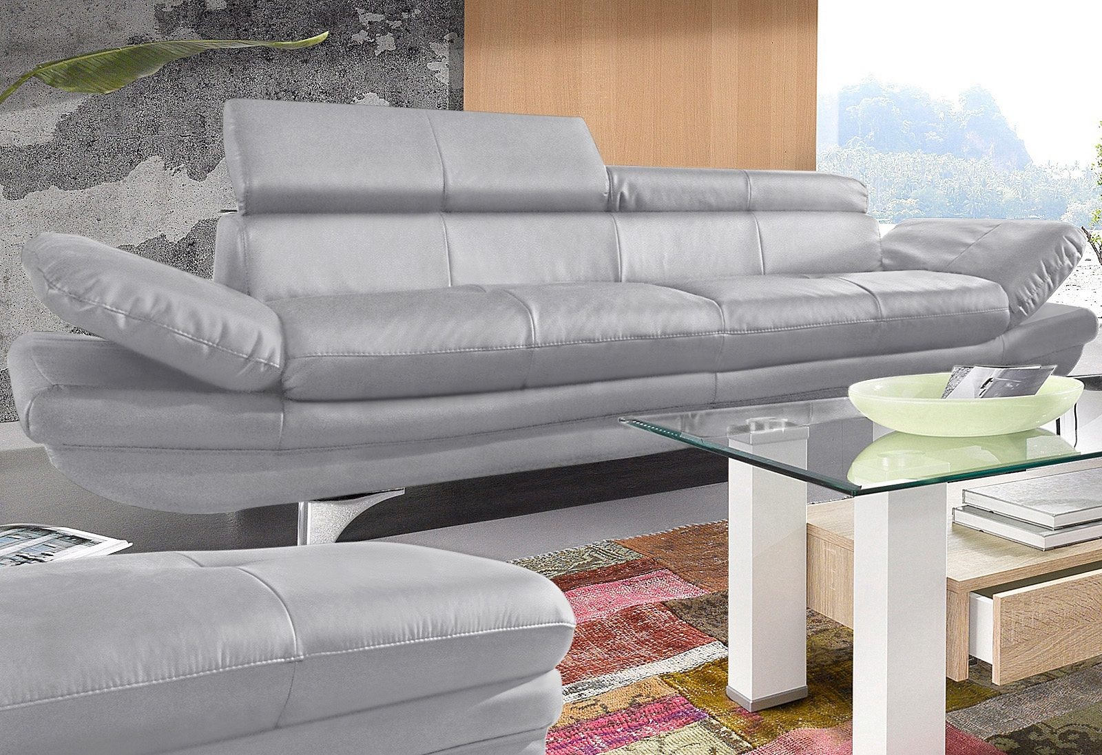 COTTA 3-Sitzer »Enterprise«, Big-Sofa, mit Armteilverstellung & Kopfteilver günstig online kaufen