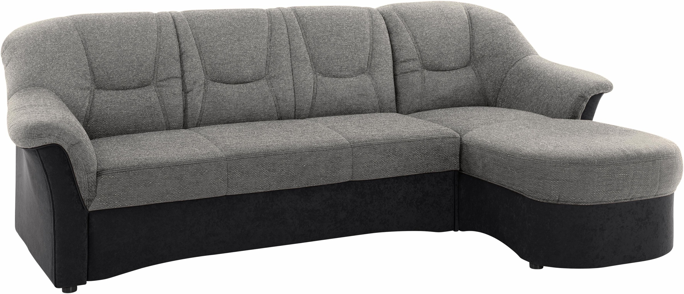 DOMO collection Ecksofa »Sarafina zeitlos und komfortabel, optional mit Federkern, L-Form«, wahlweise mit Bettfunktion