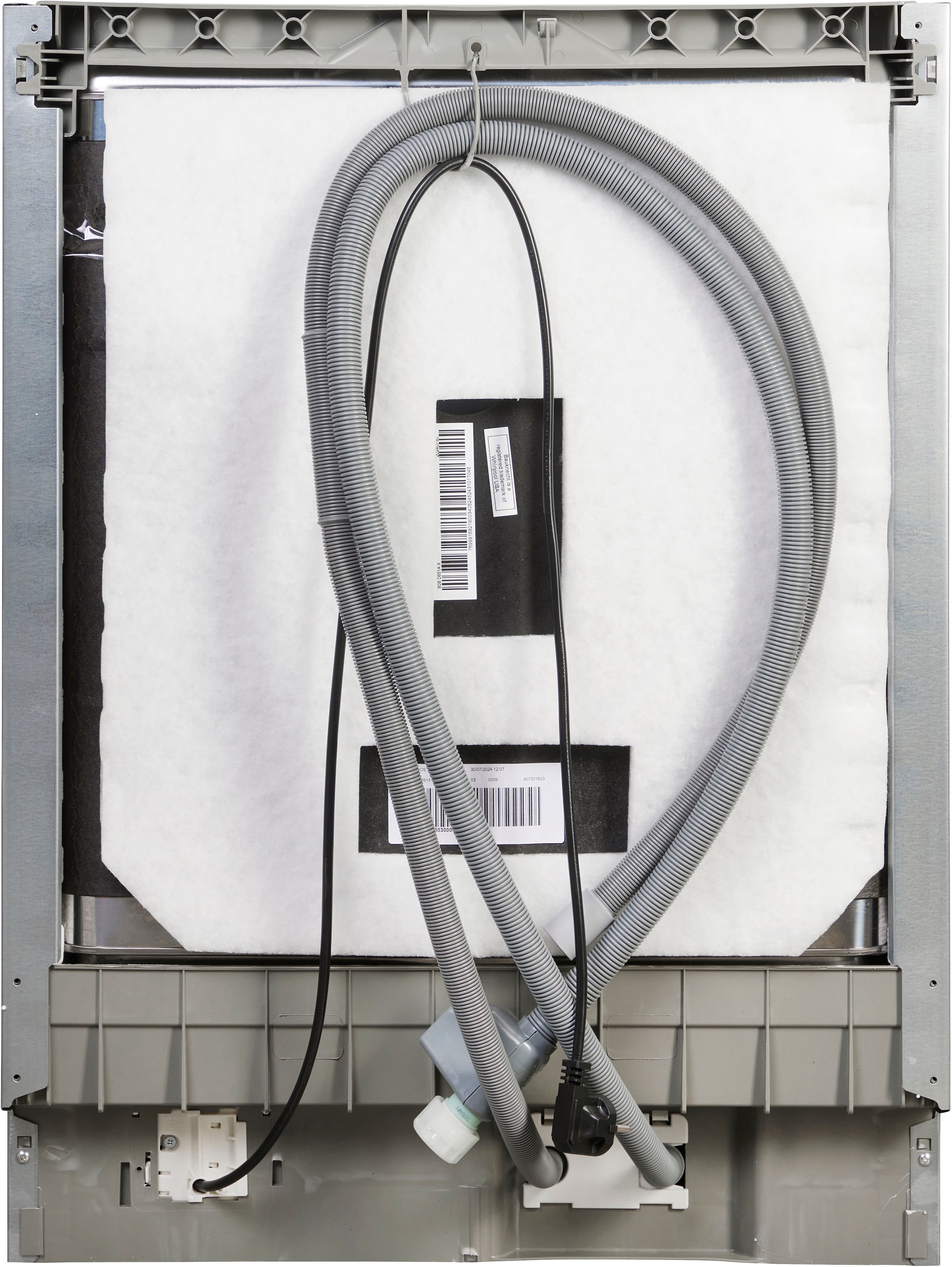 BAUKNECHT teilintegrierbarer Geschirrspüler »B0B D651A X«, 14 Maßgedecke, ActiveDry - automatisches Türöffnungssystem