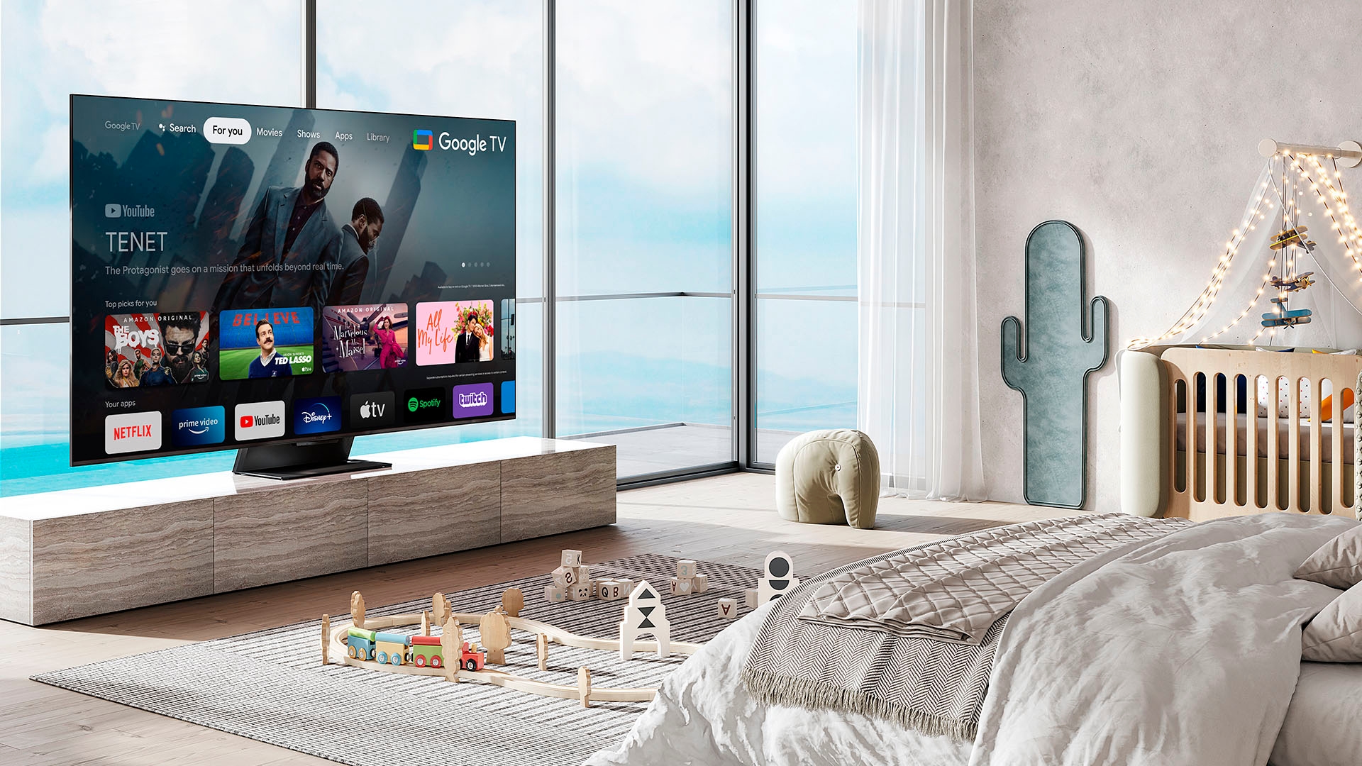 9. Bild von TCL QLED Mini LED-Fernseher »75C835X2«, 189 cm/75 Zoll, 4K Ultra HD, Google TV-Smart-TV, 1500nits, HDR Extreme, Dolby Atmos, HDMI 2.1, ONKYO-Sound