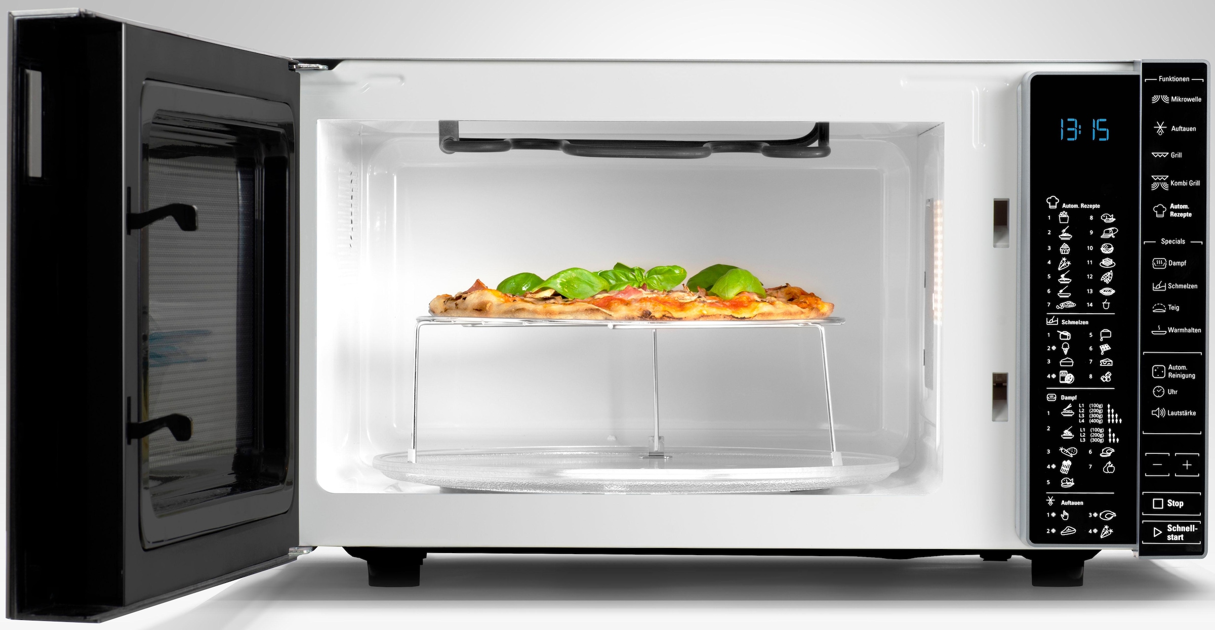 BAUKNECHT Mikrowelle »MW 304 M« Grill 900 W Mit Dampfgarfunktion, Grill und Automatikprogrammen