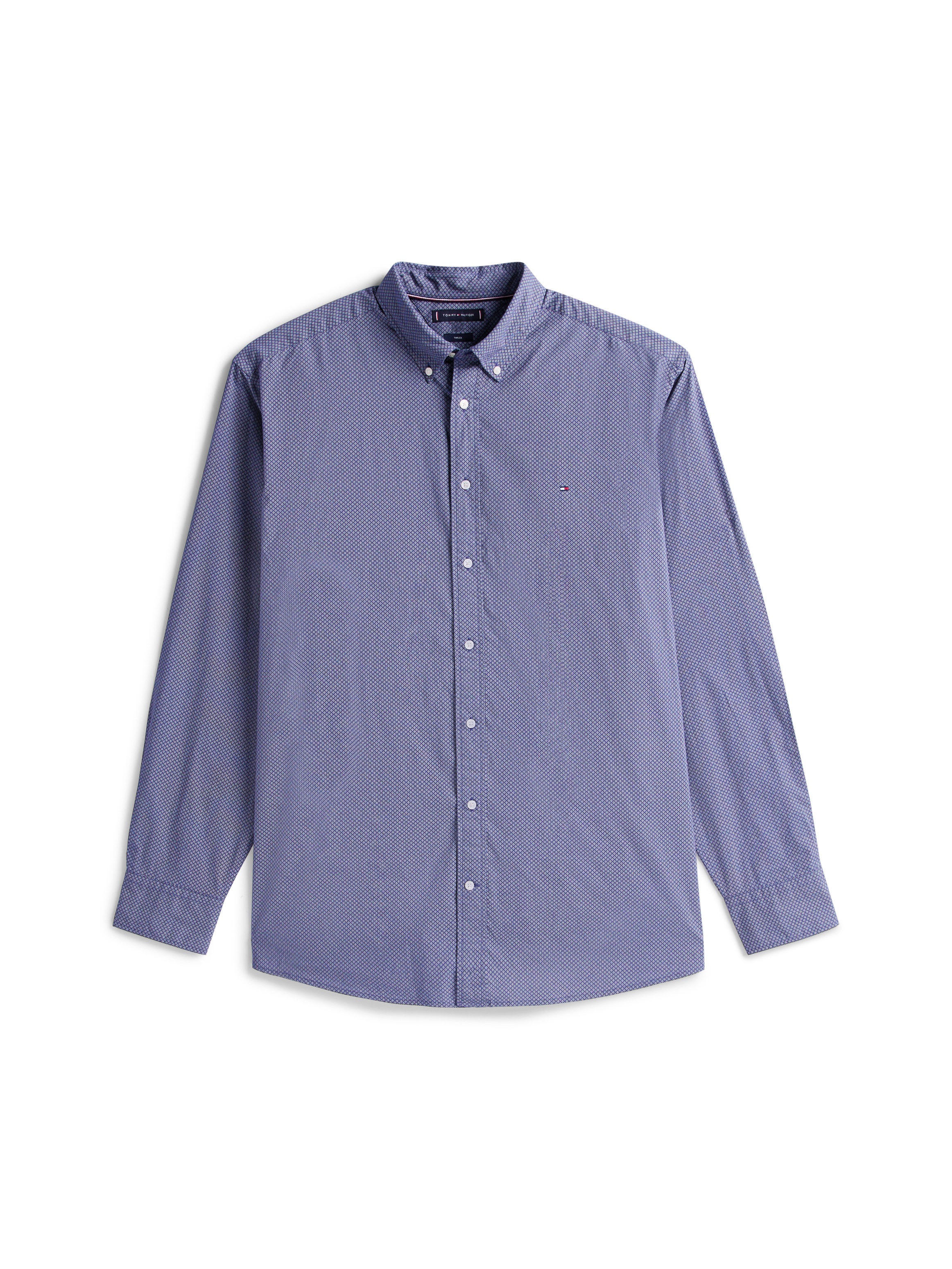 Tommy Hilfiger Big & Tall Langarmhemd »BT-FLEX POPLIN MICRO«, Große Größen, Button-down-Kragen, Businesshemd, Regular Fit