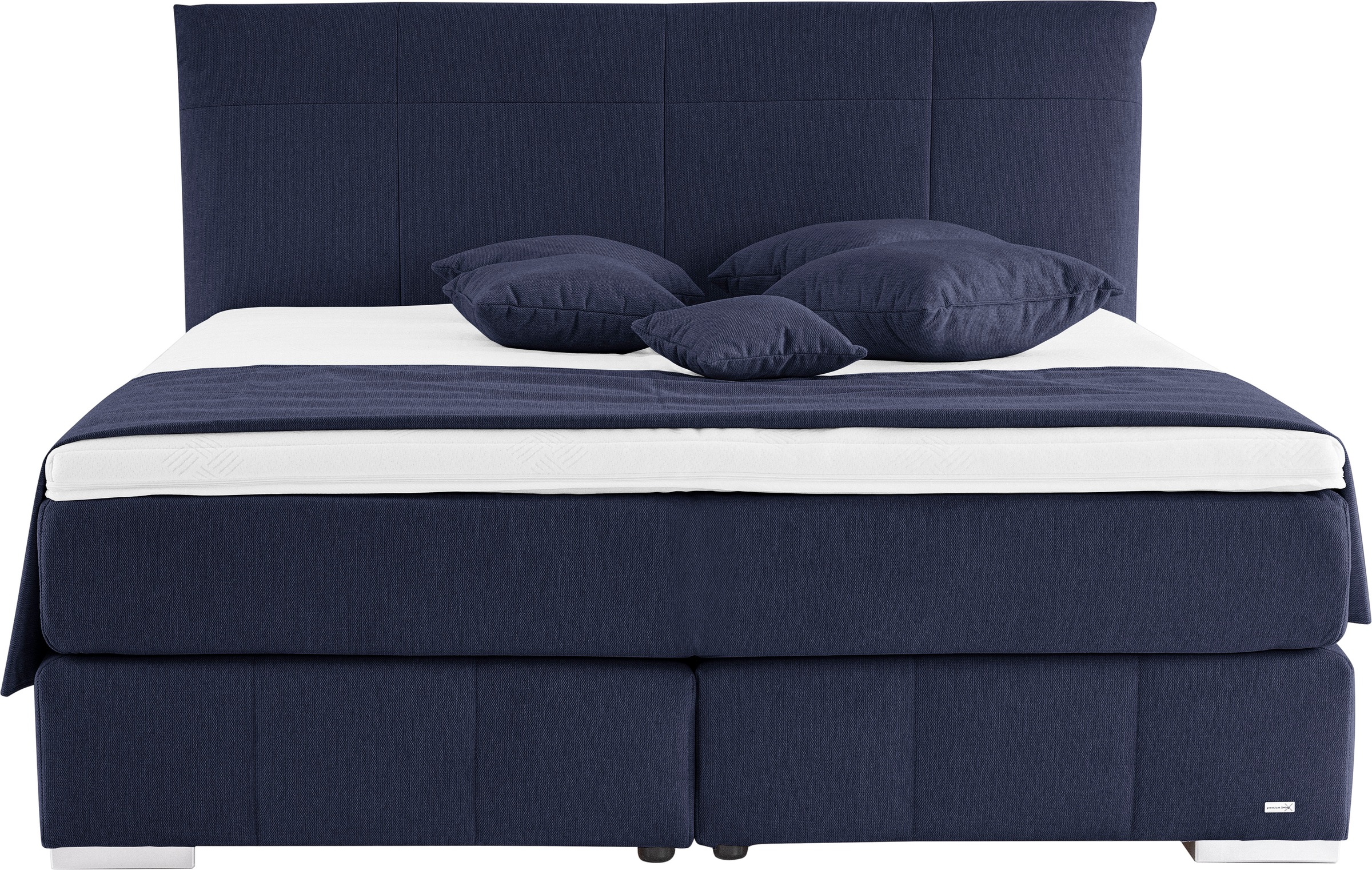 alina Boxspringbett »Luga«, 188 cm breit, inkl. Matratze und Komfortschaum-Topper