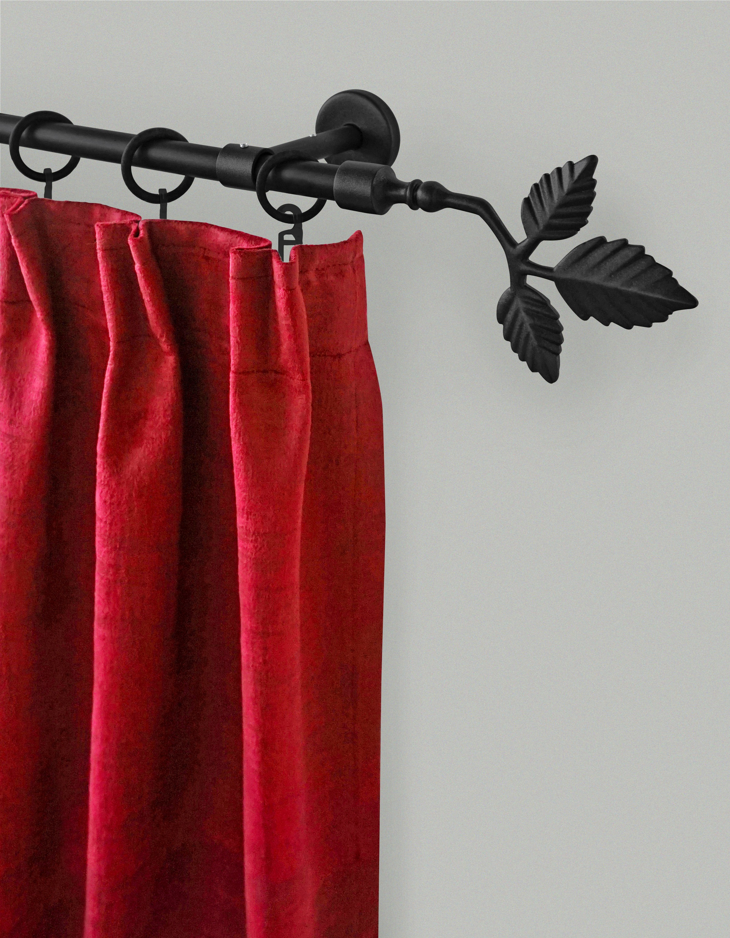 GARESA Gardinenstange »RUSTIKA« Ø 16 mm 1 läufig-läufig Wunschmaßlänge;Träg günstig online kaufen