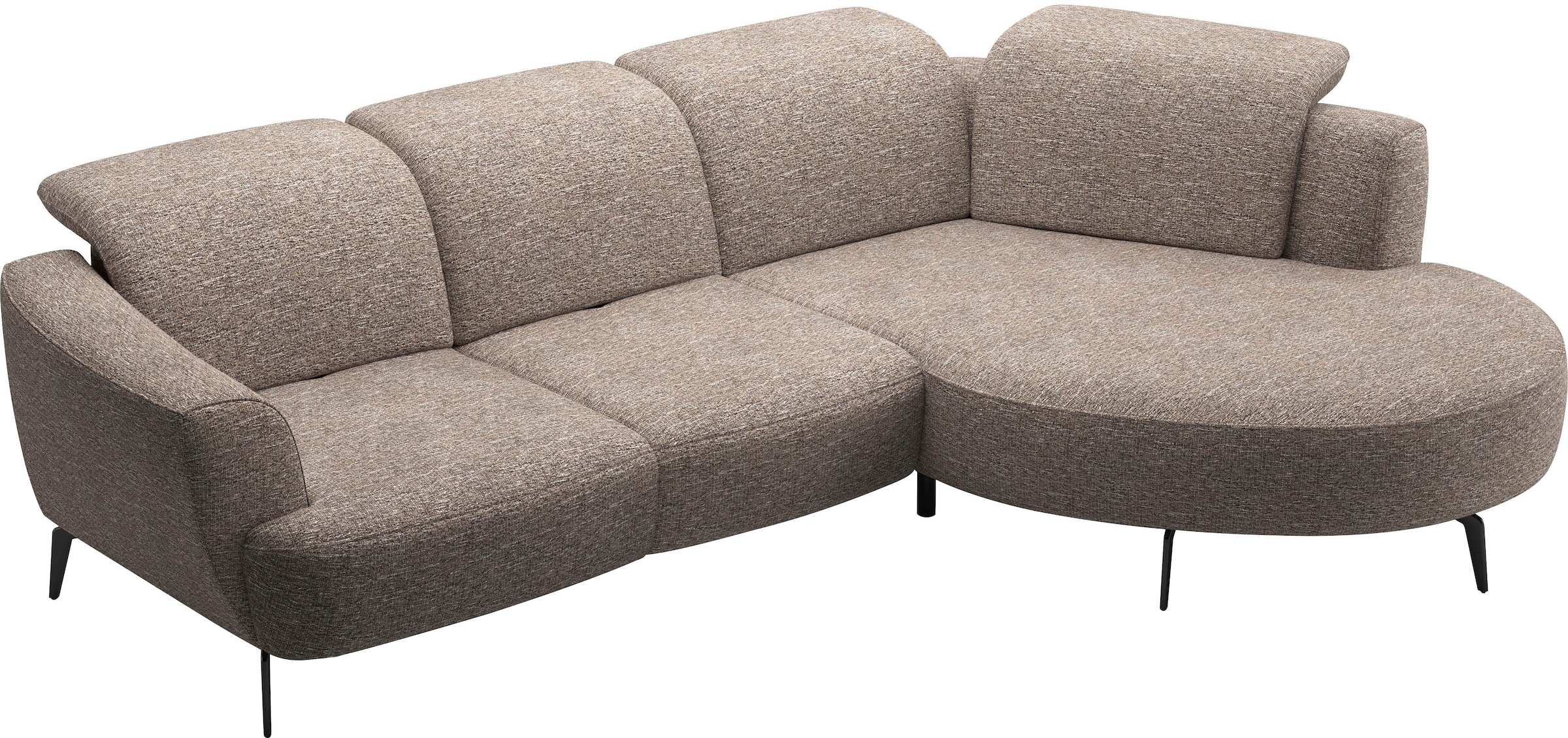 sit&more Ecksofa »Zoe«, ink.Sitztiefenverstellung, wahlweise mit Kopfteilverstellung