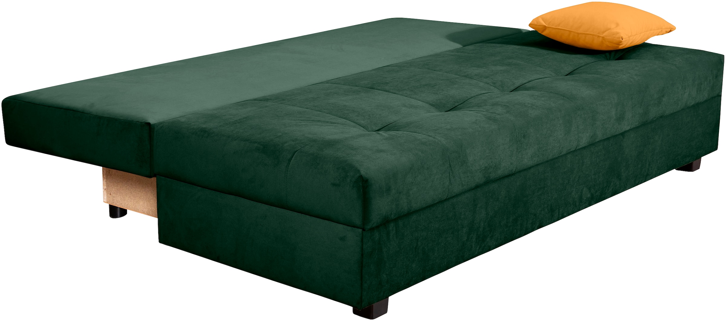 COLLECTION AB Schlafsofa »DARIA inklusive Schlafunktion und Bettkasten«, Schlafsofa,Bettfunktion,Bettkasten,inklusive Rückenkissen,Federkern