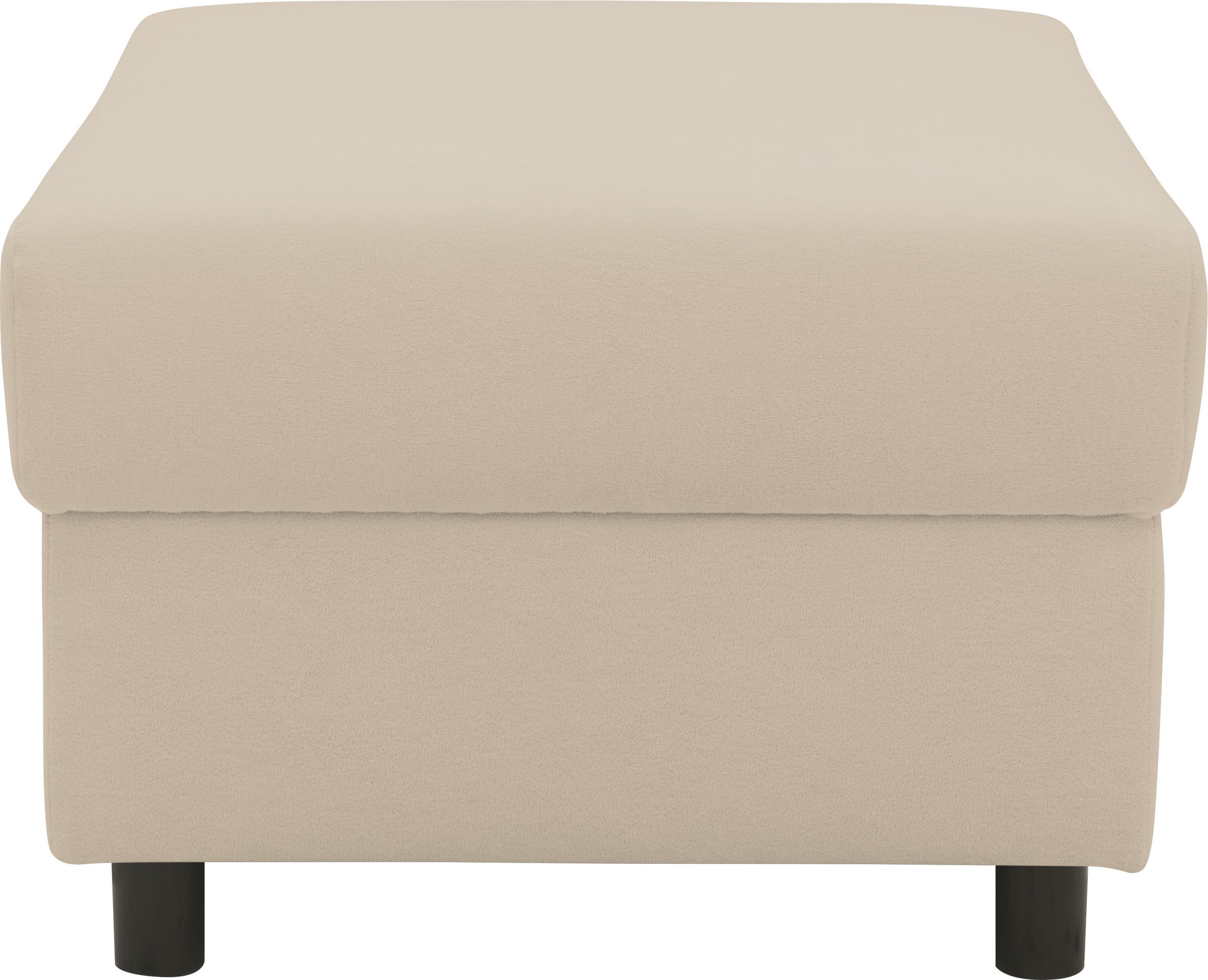 INOSIGN Polsterhocker »Turah 2 in Cord oder wasserabweisender Microfaser,«, moderner Polsterhocker, passend zum Ecksofa, B/T/H: 83/60/44 cm