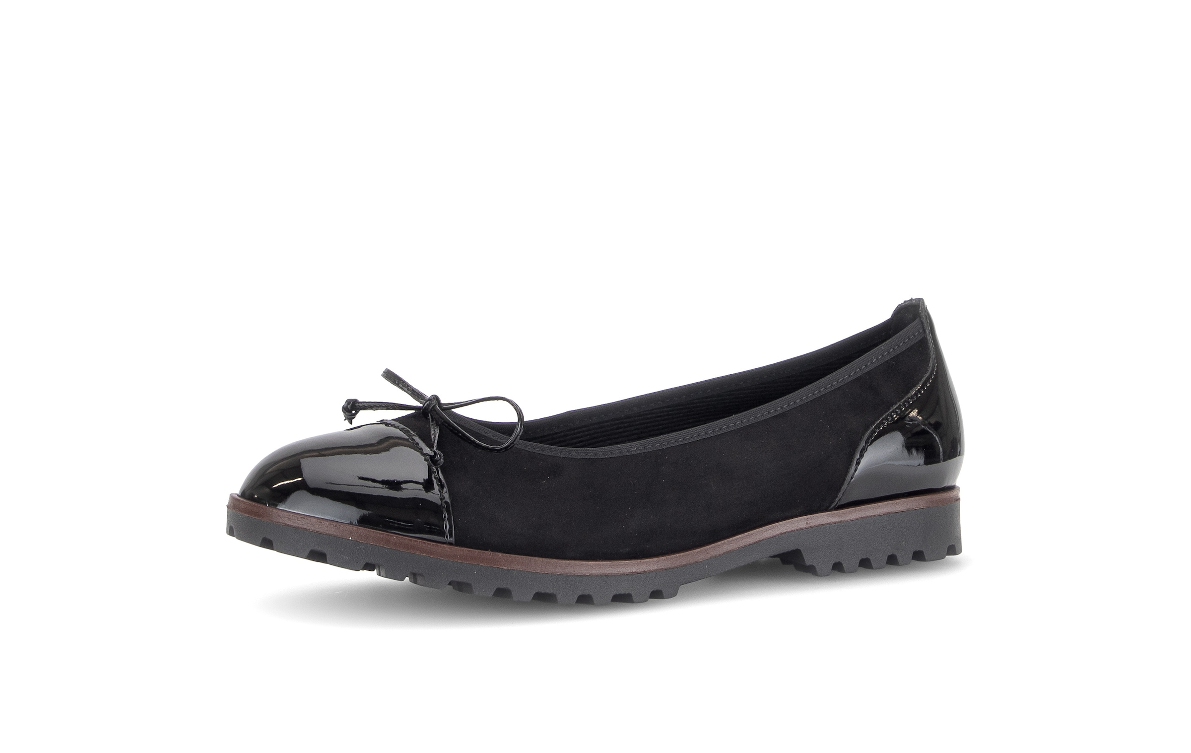 Gabor Ballerina  Blockabsatz, Businessmode, Schlüpfschuh mit Zierschleife