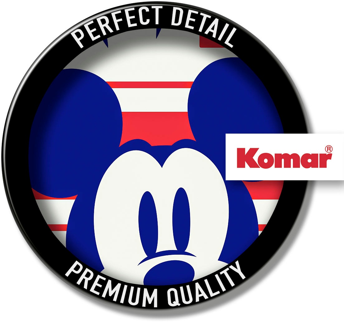 Komar Wandtattoo »selbstklebendes Vlies - Mickey Oh Boy - Größe 125 x 125 cm«, (1 St.), rund und selbstklebend