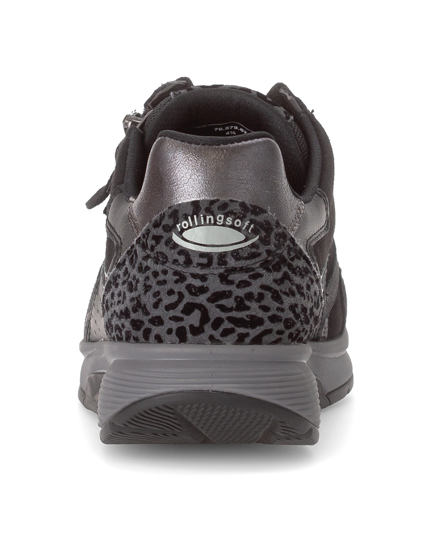 Gabor Rollingsoft Keilsneaker  , Schnürer, Halbschuh, Freizeitschuh mit zusätzlichem Reißverschluss