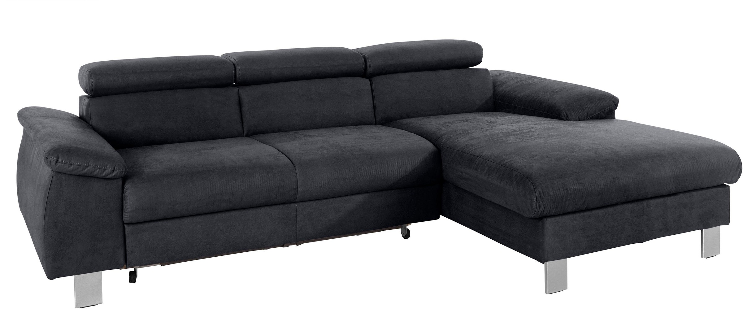 COTTA Ecksofa »Komaris L-Form, B: 244 cm« mit Kopfteilverstellung, optional günstig online kaufen