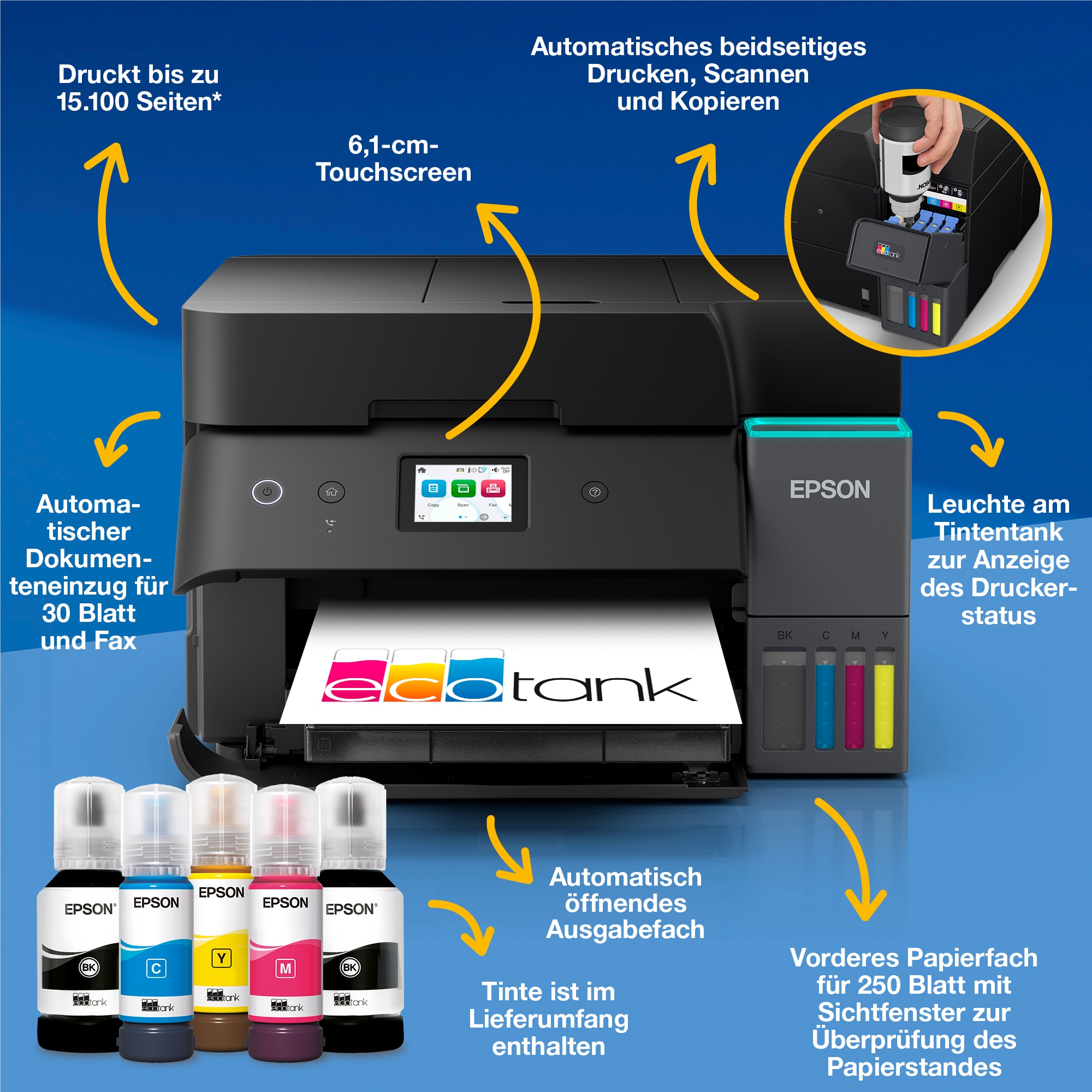 Epson Multifunktionsdrucker »EcoTank ET-4955«