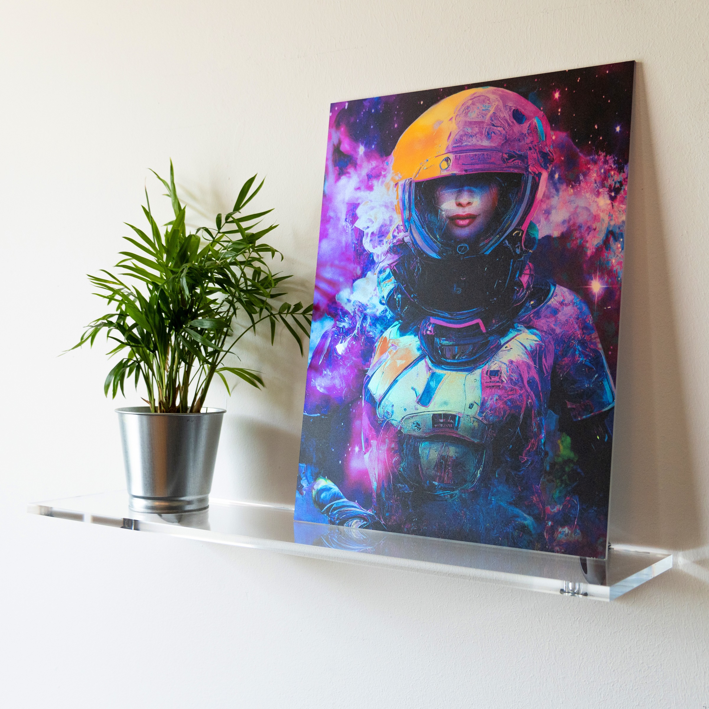queence Deko-Wandregal »Elle«, Acrylglas 10mm, kantenpoliert - inkl. Befest günstig online kaufen