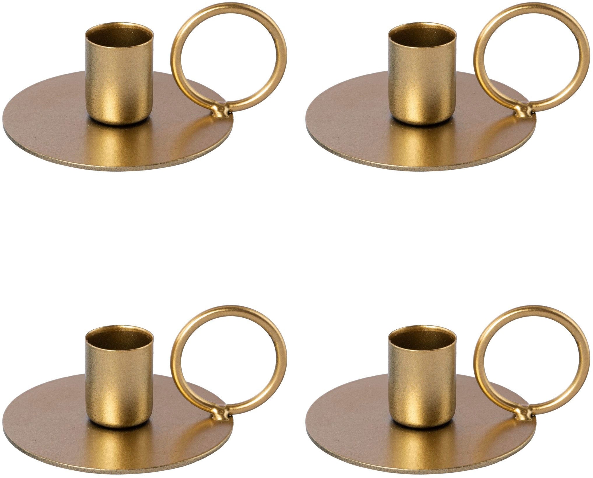 BOLTZE Kerzenhalter »Malte«, kaufen in St.), aus auf unterschiedlichen Höhen 3 Eisen, Rechnung (Set