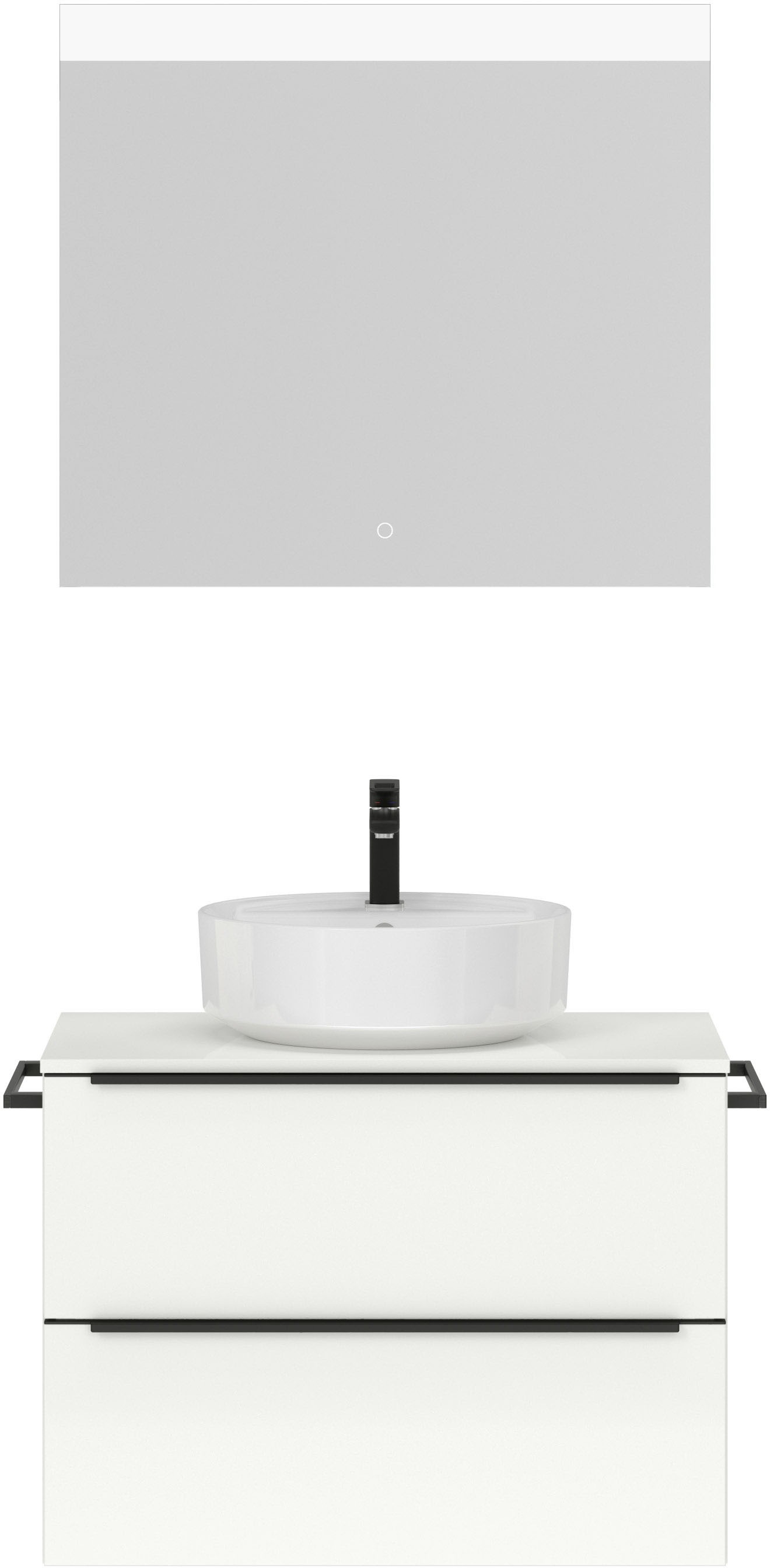 nobilia® Badmöbel-Set »Alvene« vormontiert, mit Soft-Close, 2 Stk. tlg. günstig online kaufen