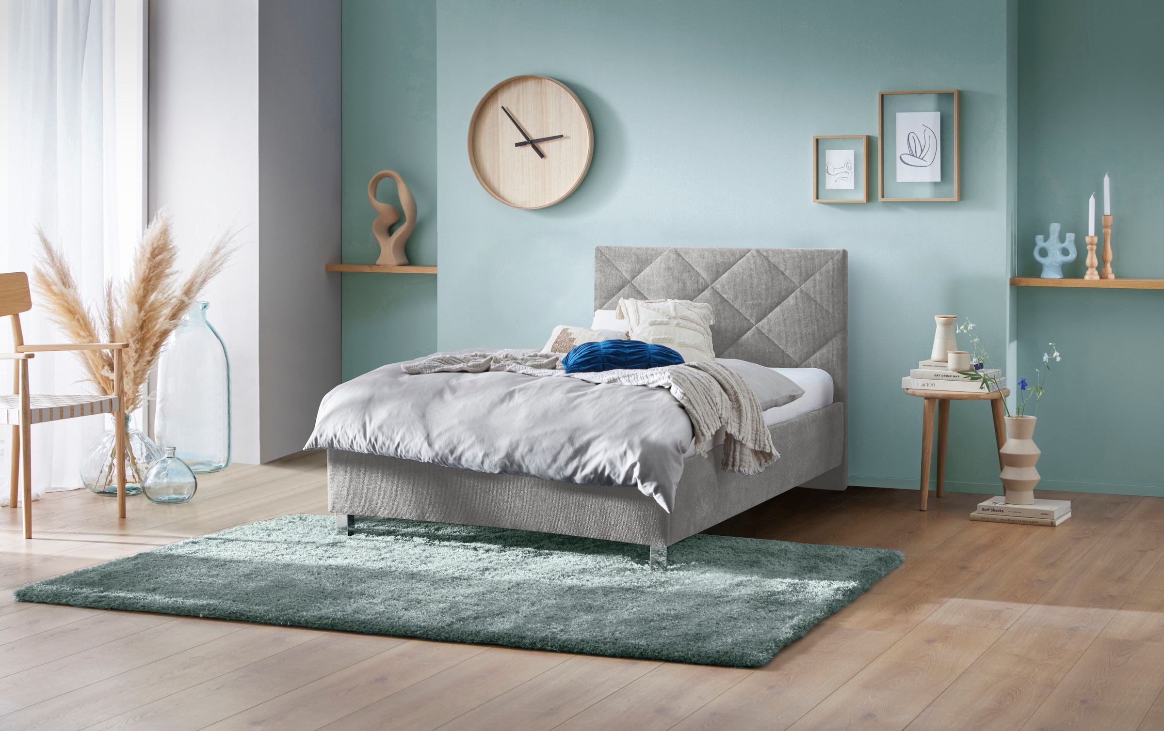 Westfalia Schlafkomfort Polsterbett »Padua« mit Rautensteppung, 3 verschied günstig online kaufen