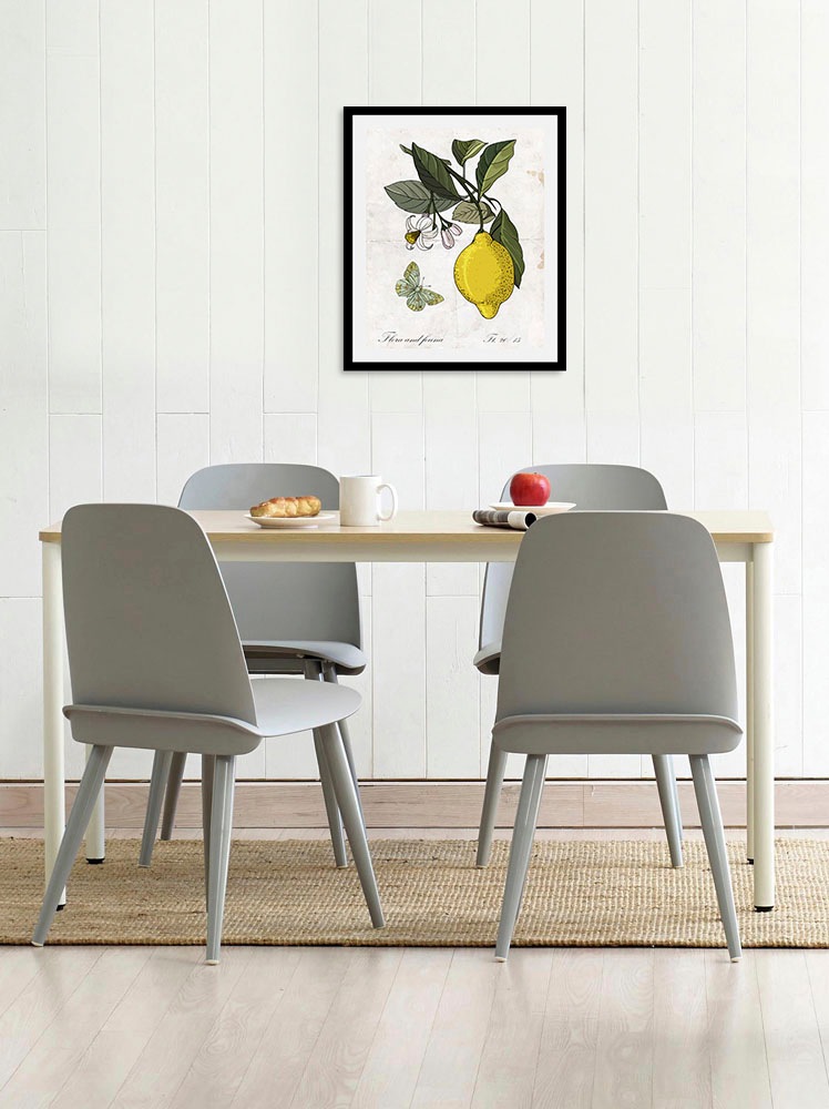 queence Bild »Enyo«, Obst-Obst Bilder-Essen-Lebensmittel-Kunst-Schriftzug-S günstig online kaufen