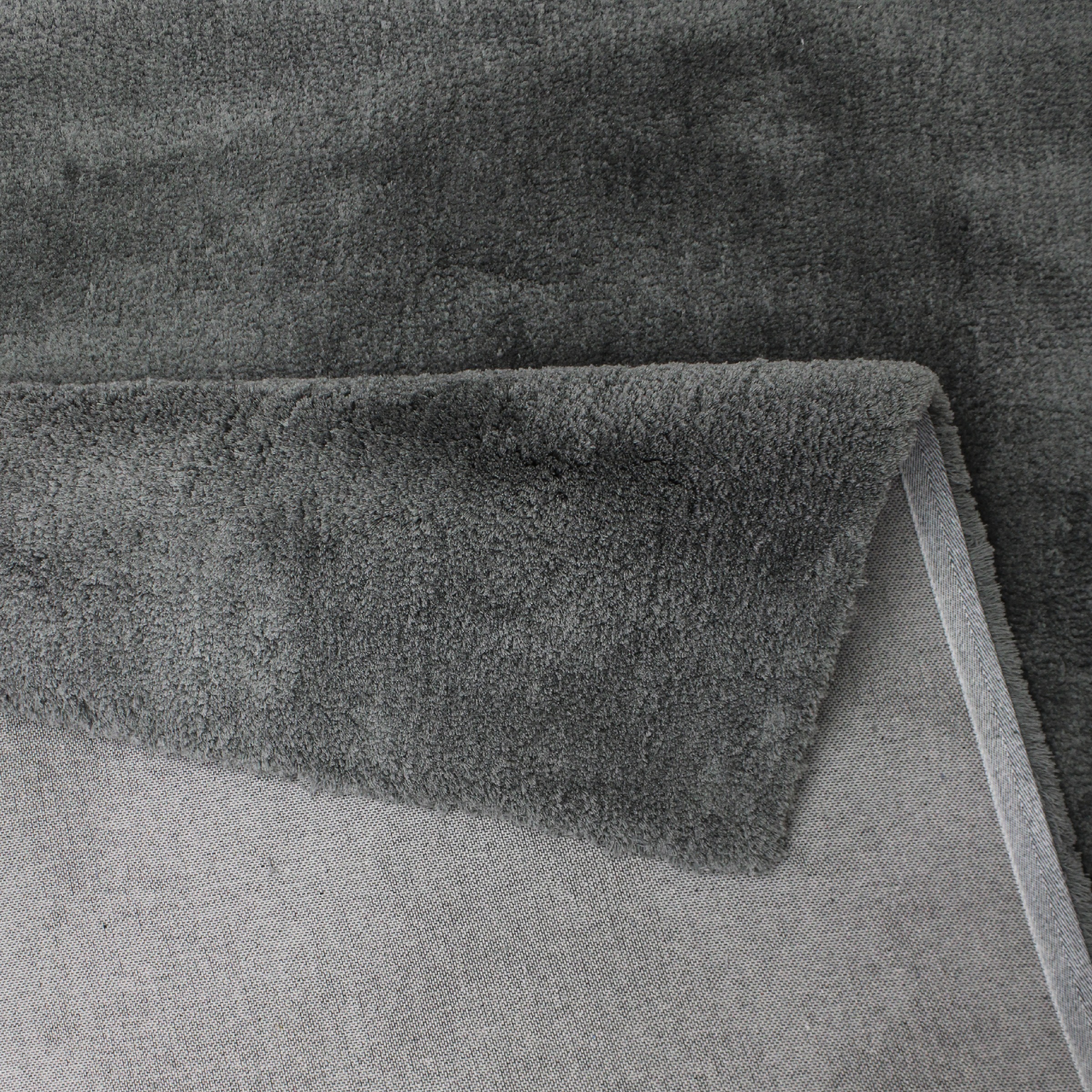 my home Hochflor-Läufer »Microfaser Teppich Magong, besonders weich, sehr feiner Flor«, rechteckig, 25 mm Höhe, uni Teppiche, Wohnzimmer, Schlafzimmer, Kinderzimmer, Flur, Brücke