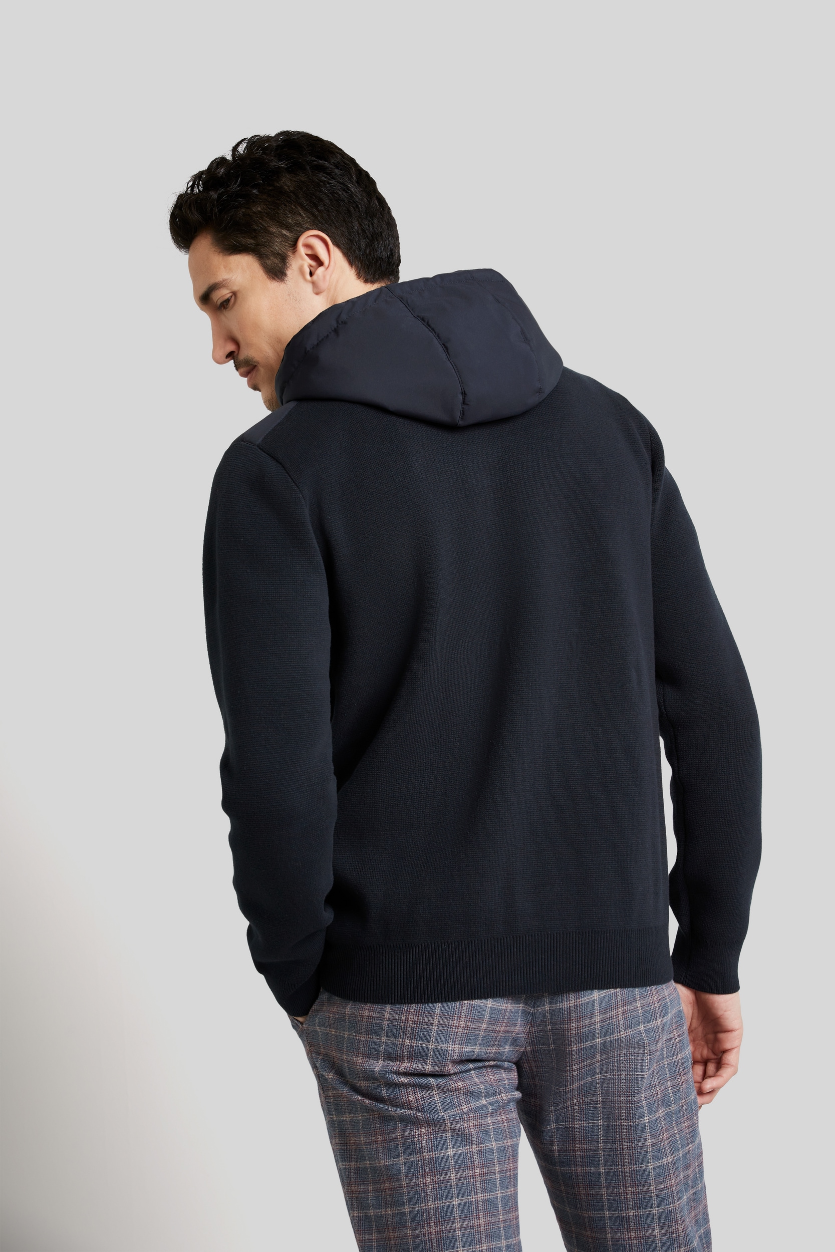 bugatti Strickjacke, aus reiner Baumwolle