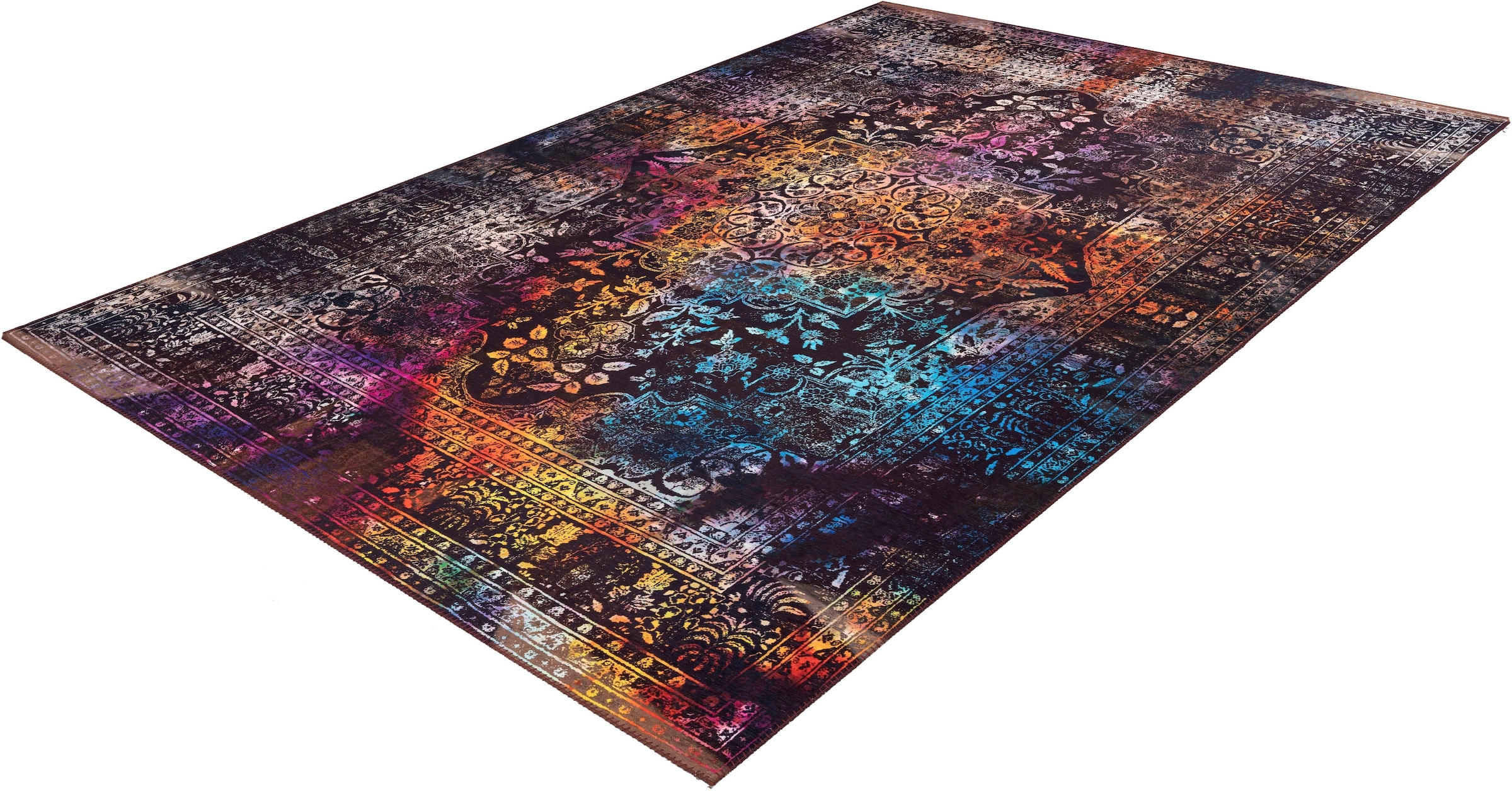 calo-deluxe Teppich »Castor 333«, rechteckig, 6 mm Höhe, Kurzflor, Wohnzimmer