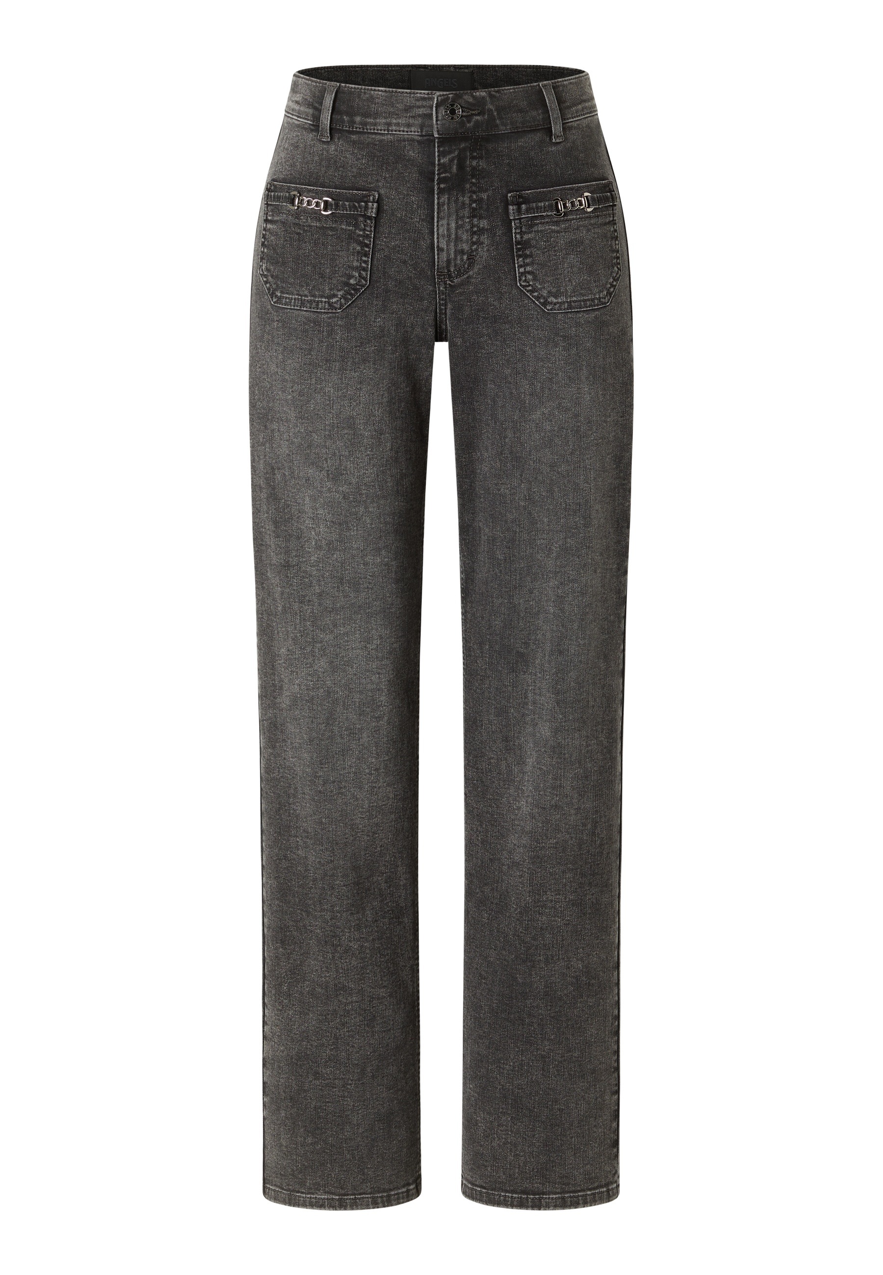 ANGELS Relax-fit-Jeans »LIZ SMART BUCKLE« mit kleinen Schmuckelementen