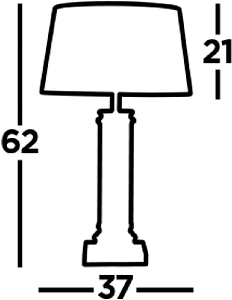 Searchlight Tischleuchte »Pedestal Table Lamp« E27 1 Stk.