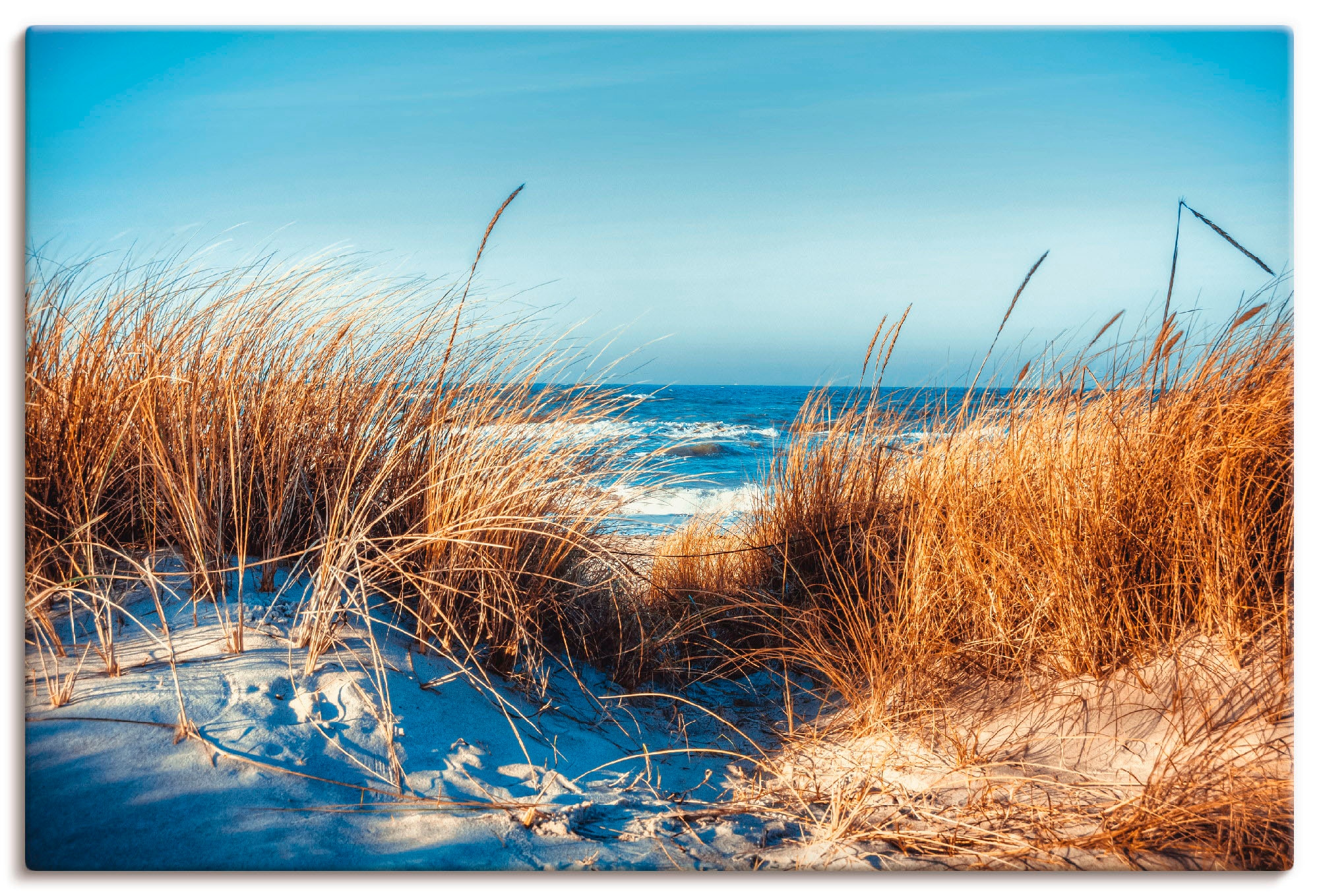 Artland Wandbild »Am Strand«, Strand, (1 St.), als Leinwandbild, Poster in günstig online kaufen