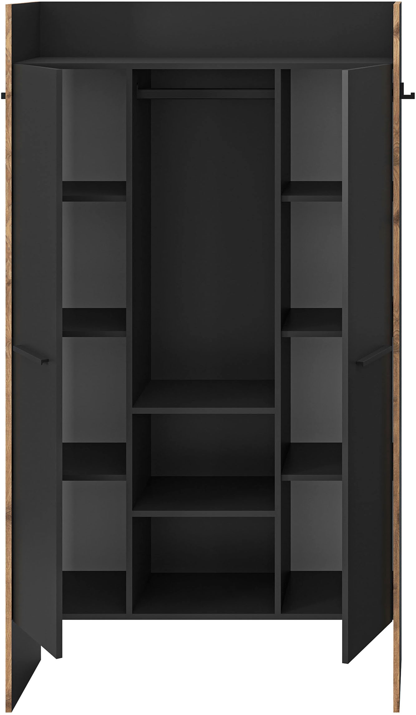 INOSIGN Garderobenschrank »MUSTA, Breite: 70cm, mit Kleiderstange, 2 Haken, 2 Türen, 1 Hutablage«, Dielenschrank, Flurschrank, Schrank, Universalschrank, Sitzbank