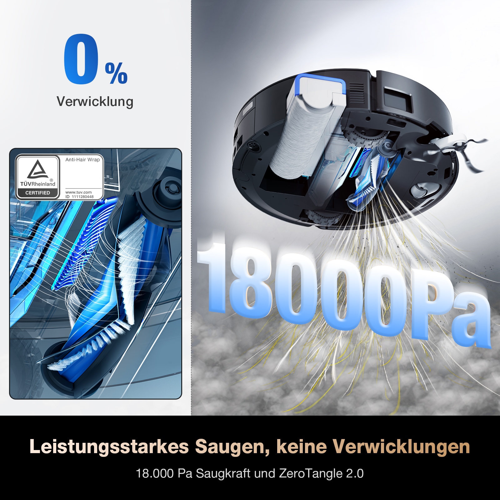 ECOVACS Saugroboter »DEEBOT X8 PRO OMNI«, Saug-und Wischroboter mit Absaugstation