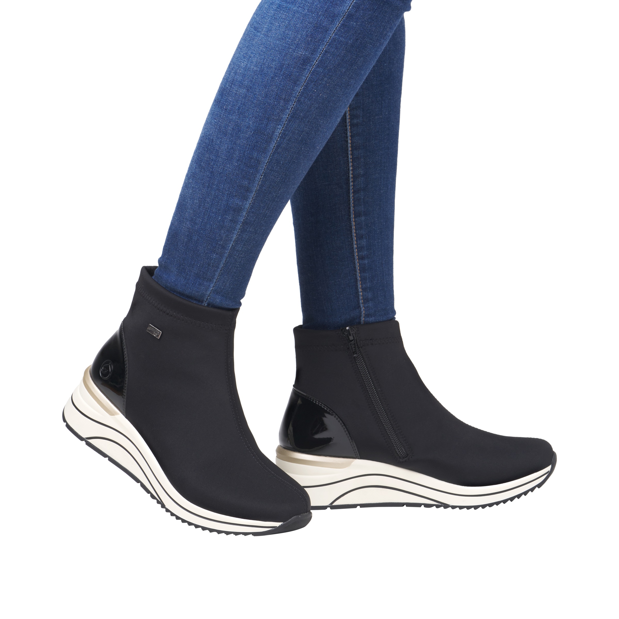 Remonte Keilsneaker, Plateauboots, High Top Stiefelette mit wasserabweisender TEX-Membran