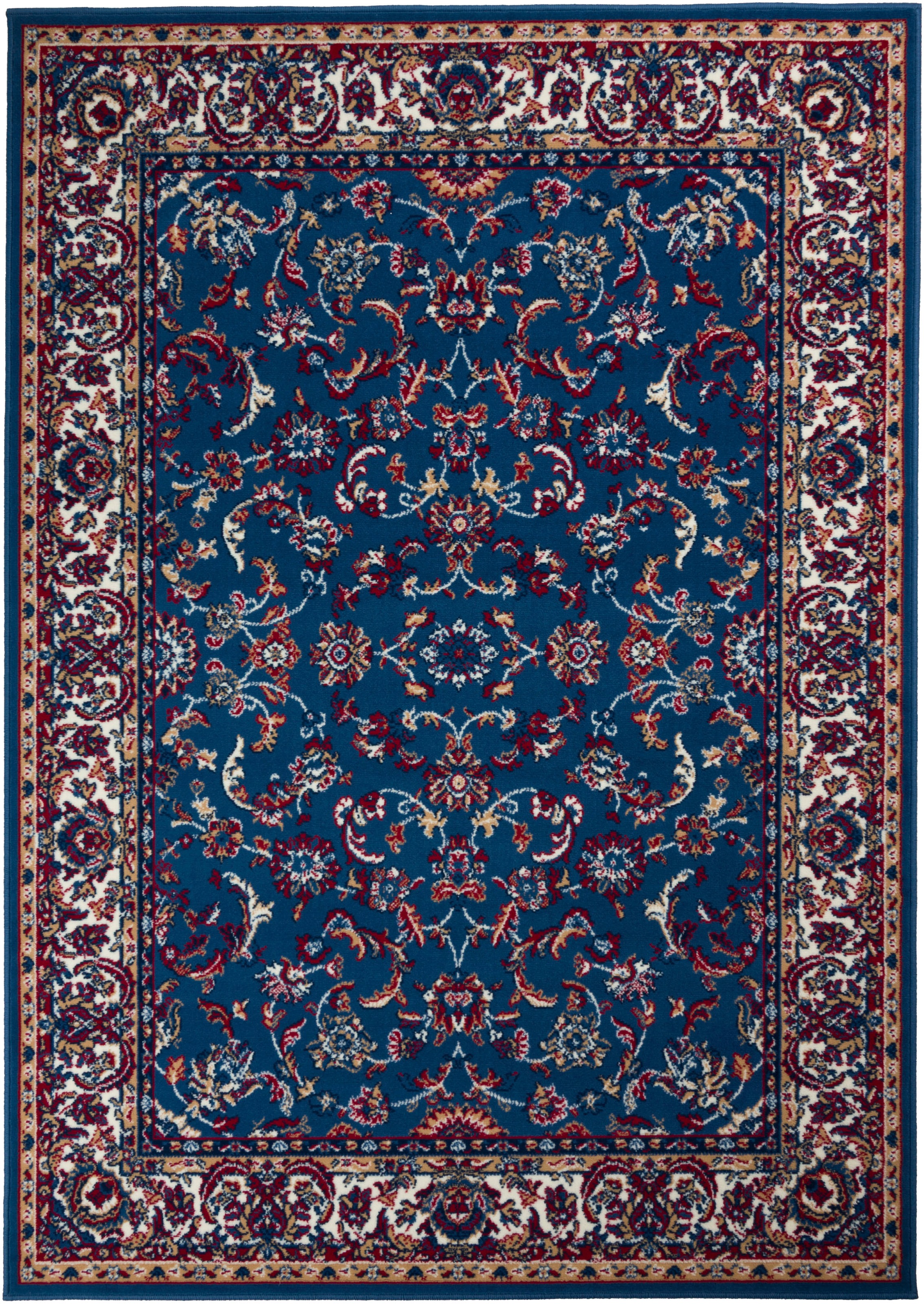 OTTO home Teppich »Ezzo, mit Bordüre, Kurzflor, Made in Belgium«, rechtecki günstig online kaufen