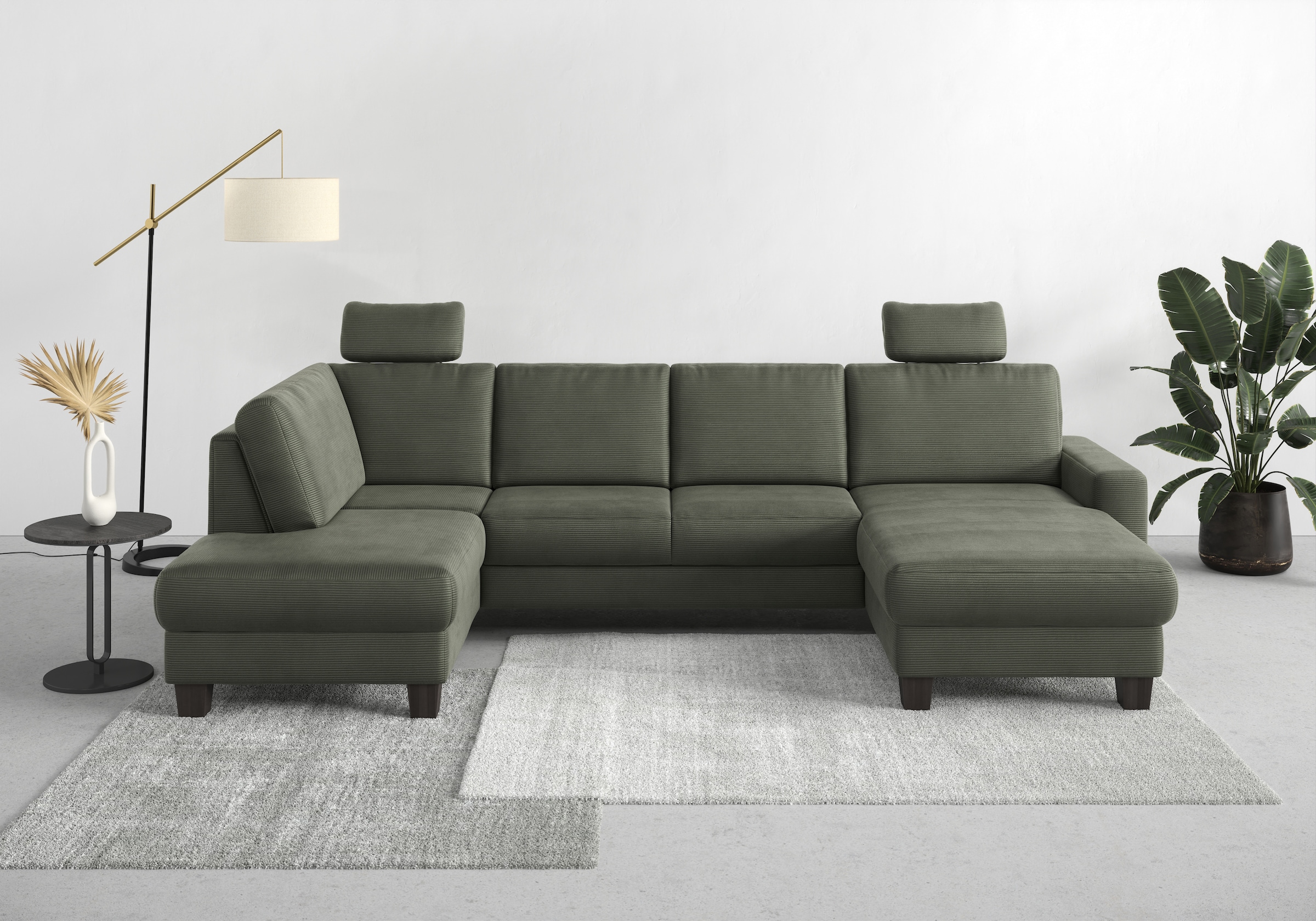 Home affaire Wohnlandschaft »Summer U-Form« mit oder ohne Bettfunktion und günstig online kaufen