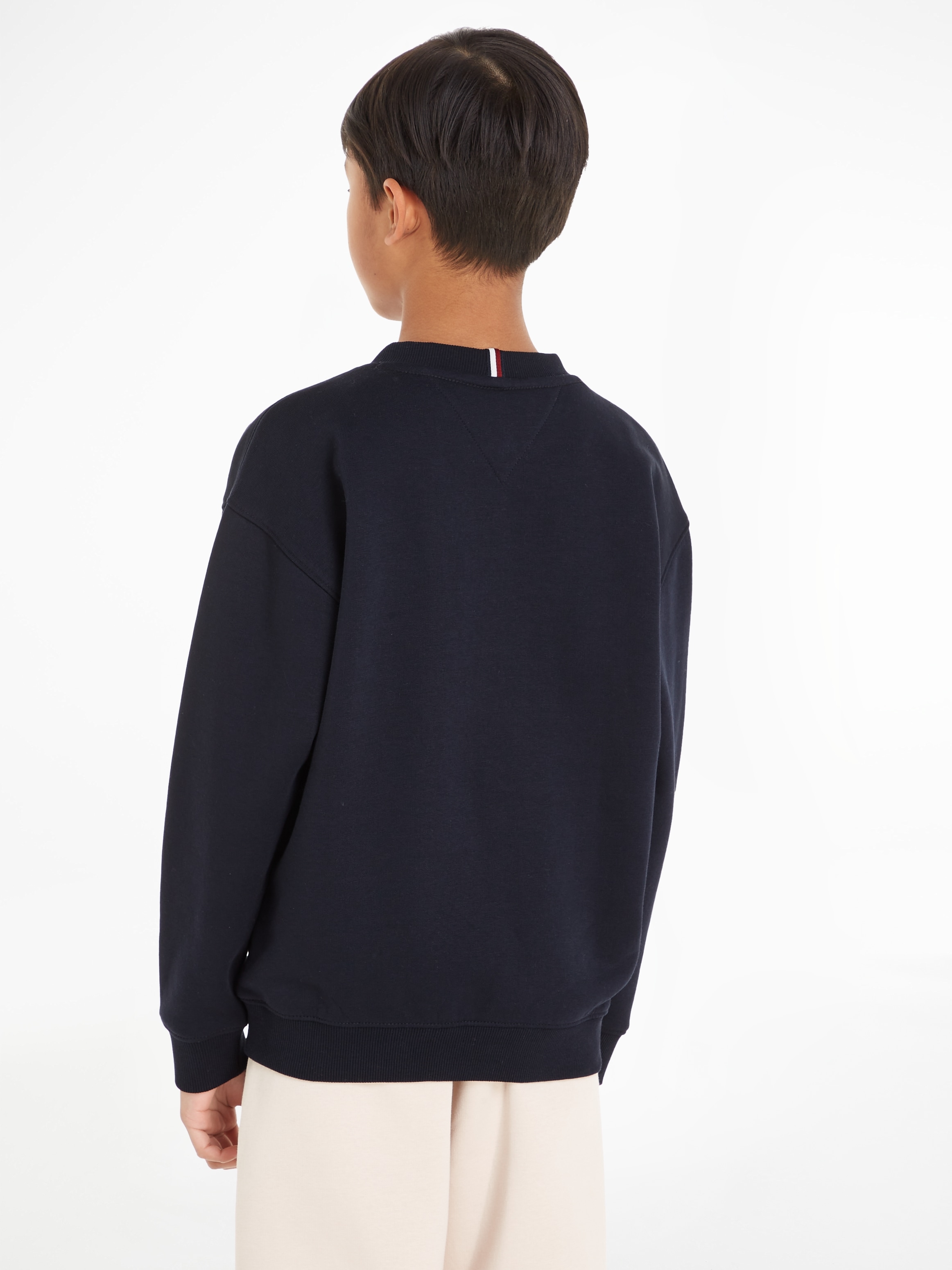 Tommy Hilfiger Sweatshirt »U TIMELESS SWEATSHIRT«, Babys bis 2 Jahre, Logostickerei, Rundhals