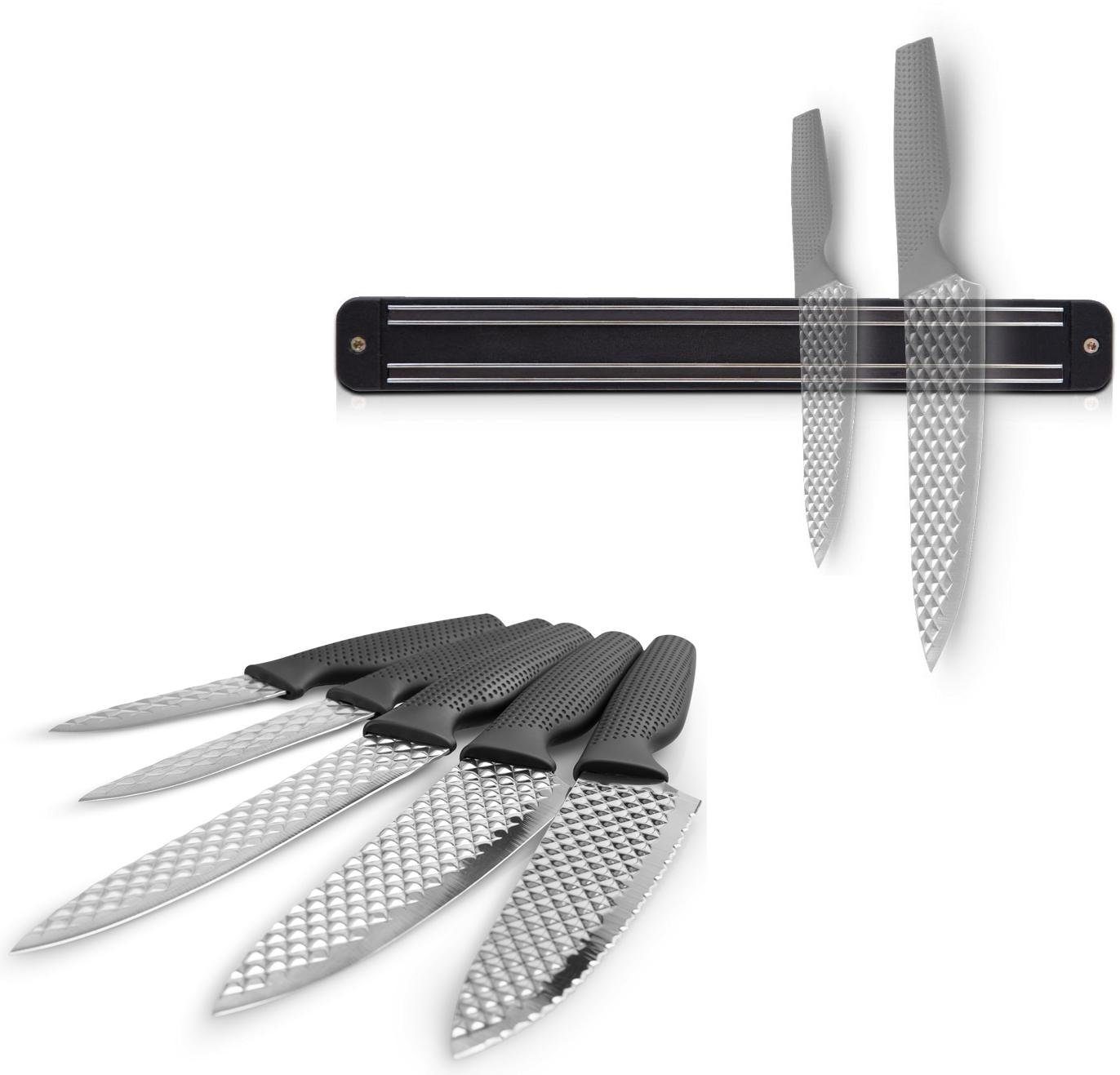 MediaShop Messer-Set »Harry Blackstone Air inkl. Rechnung Magnetleiste Blade«, kaufen (6 auf tlg.)