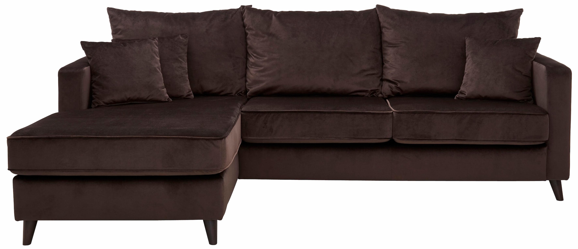 Guido Maria Kretschmer Home&Living Ecksofa »Renesse L-Form«, lose Kissen, Keder an Sitzkissen