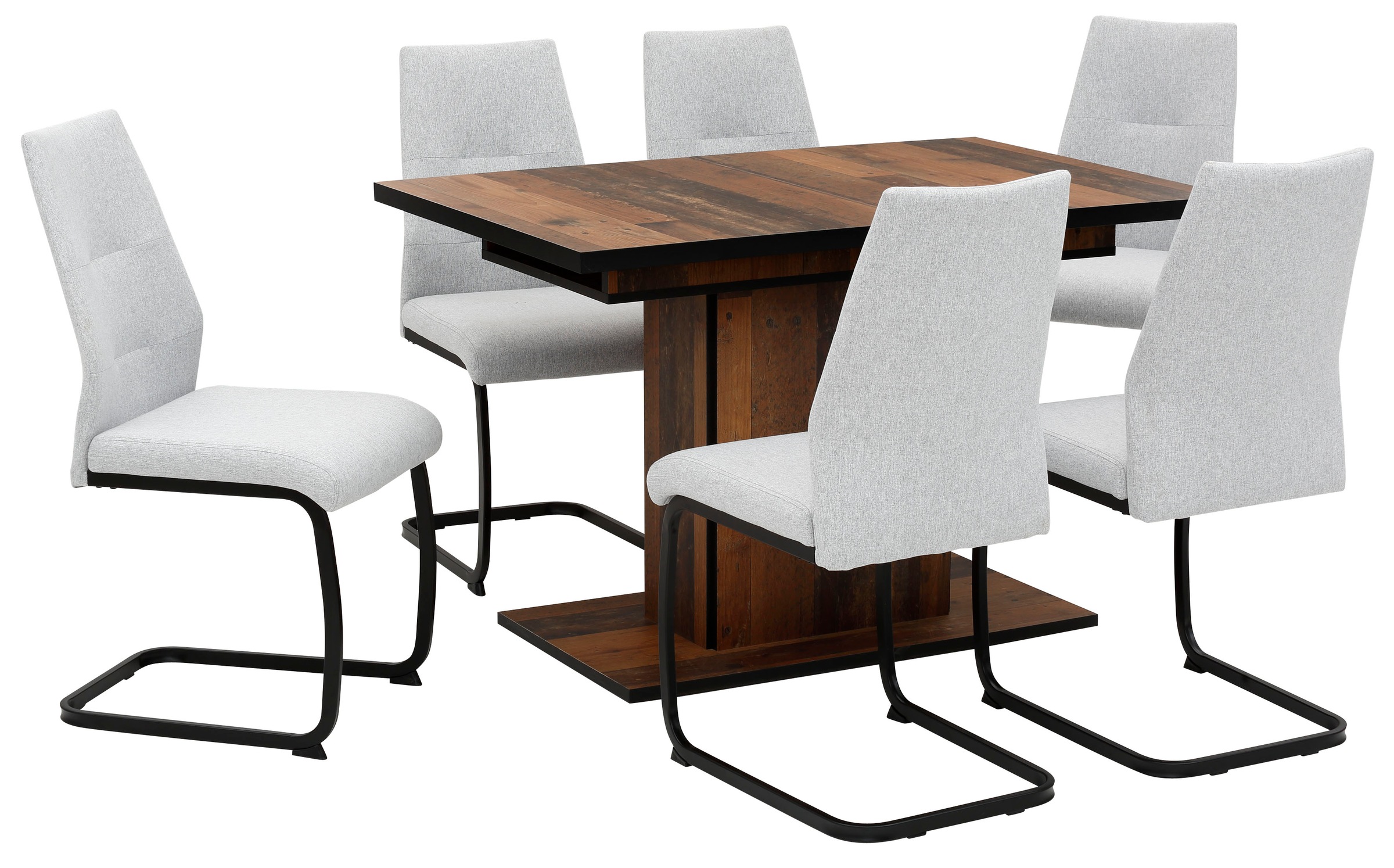 HELA Essgruppe »Ariana«, (Set, 7 tlg., 1 Tisch / 6 Stühle), ausziehbar 120 günstig online kaufen