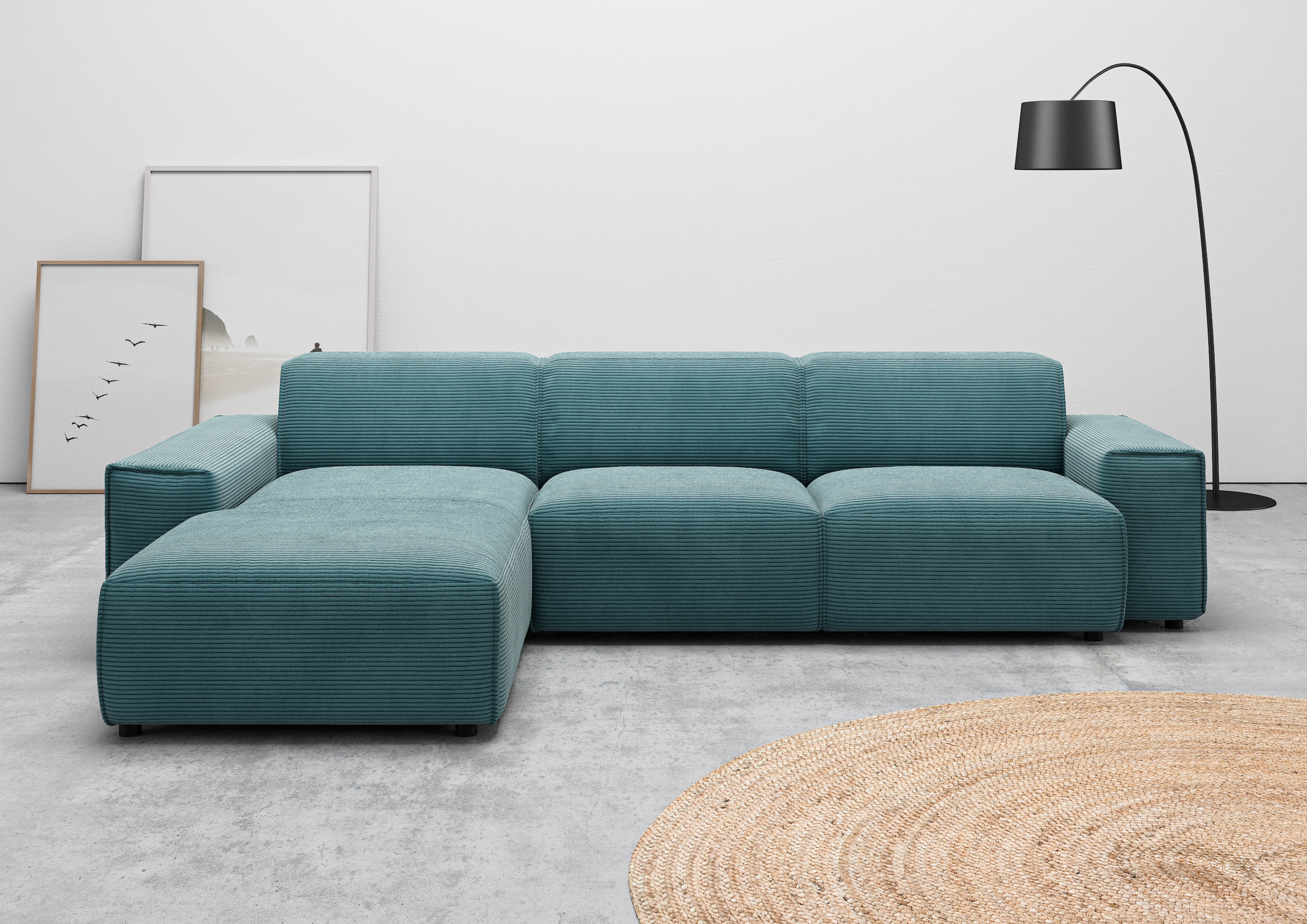 Home affaire Ecksofa »Glimminge auch in Breitcord, Feincord, Bouclé + Easy günstig online kaufen