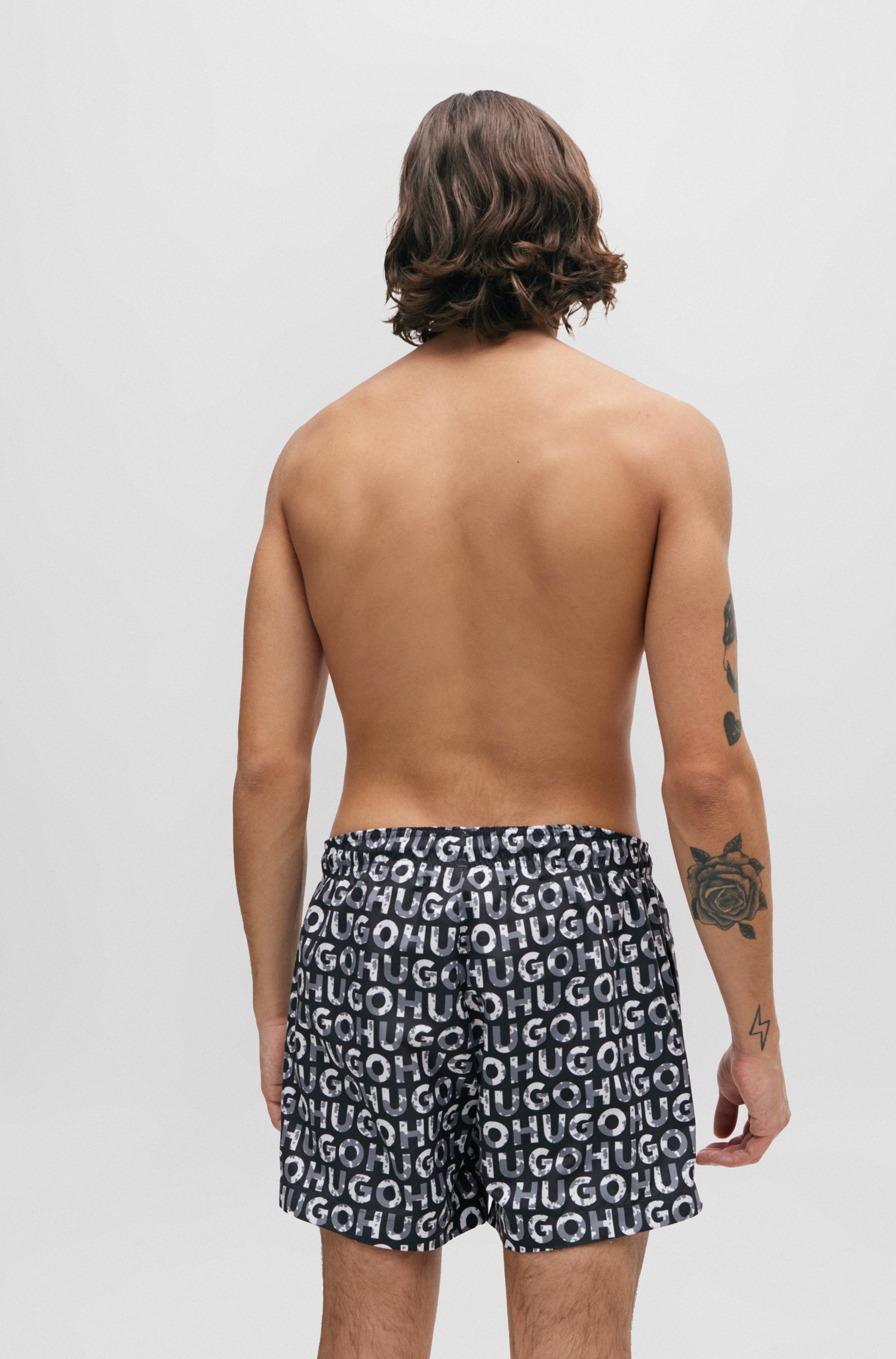 HUGO Underwear Badeshorts »TORTUGA«, mit Print