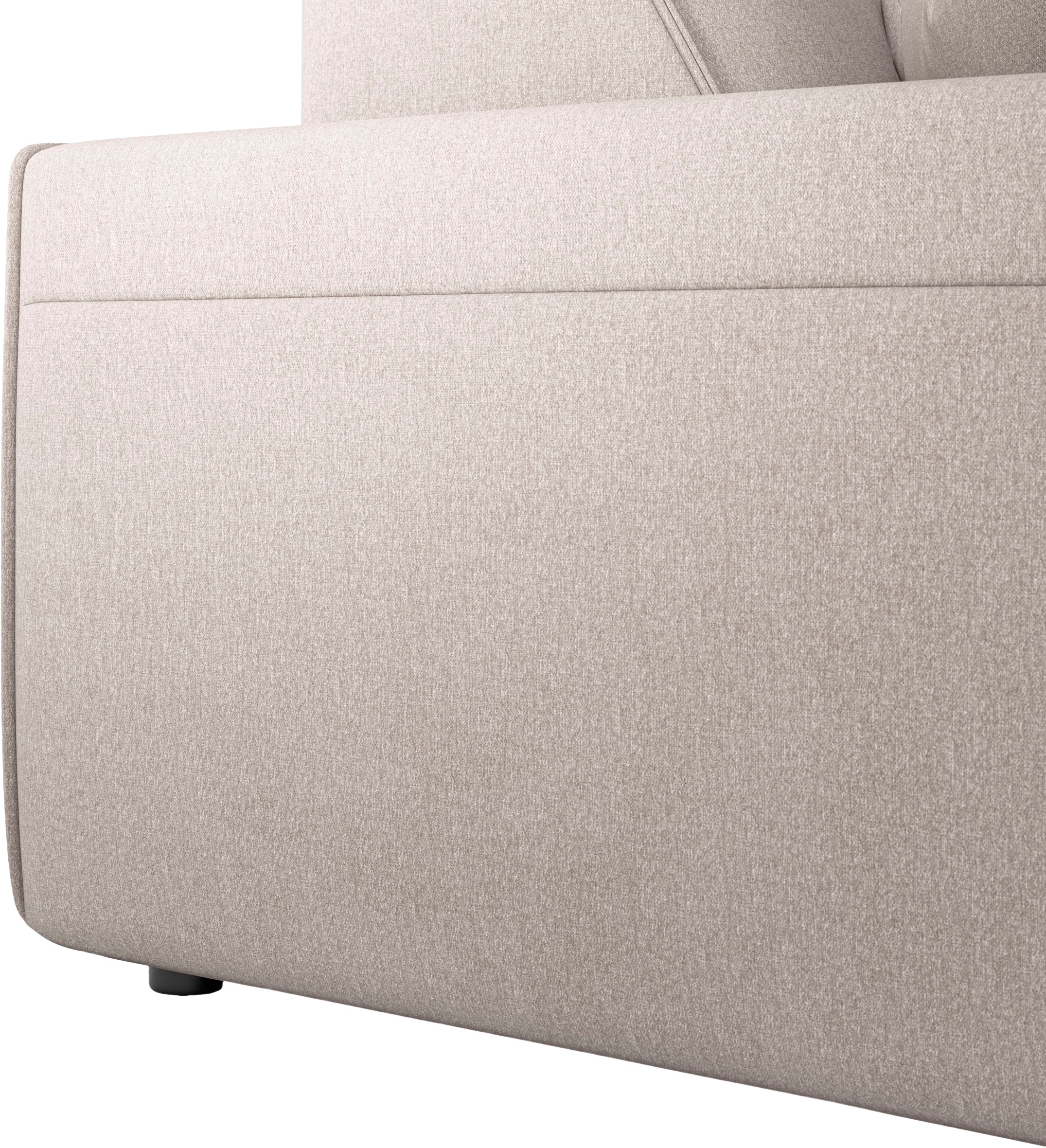 andas Ecksofa »Glimminge auch in Breitcord, Feincord, Bouclé + Easy care-Bezug«, L-Form, Breite 294, Zierkissen