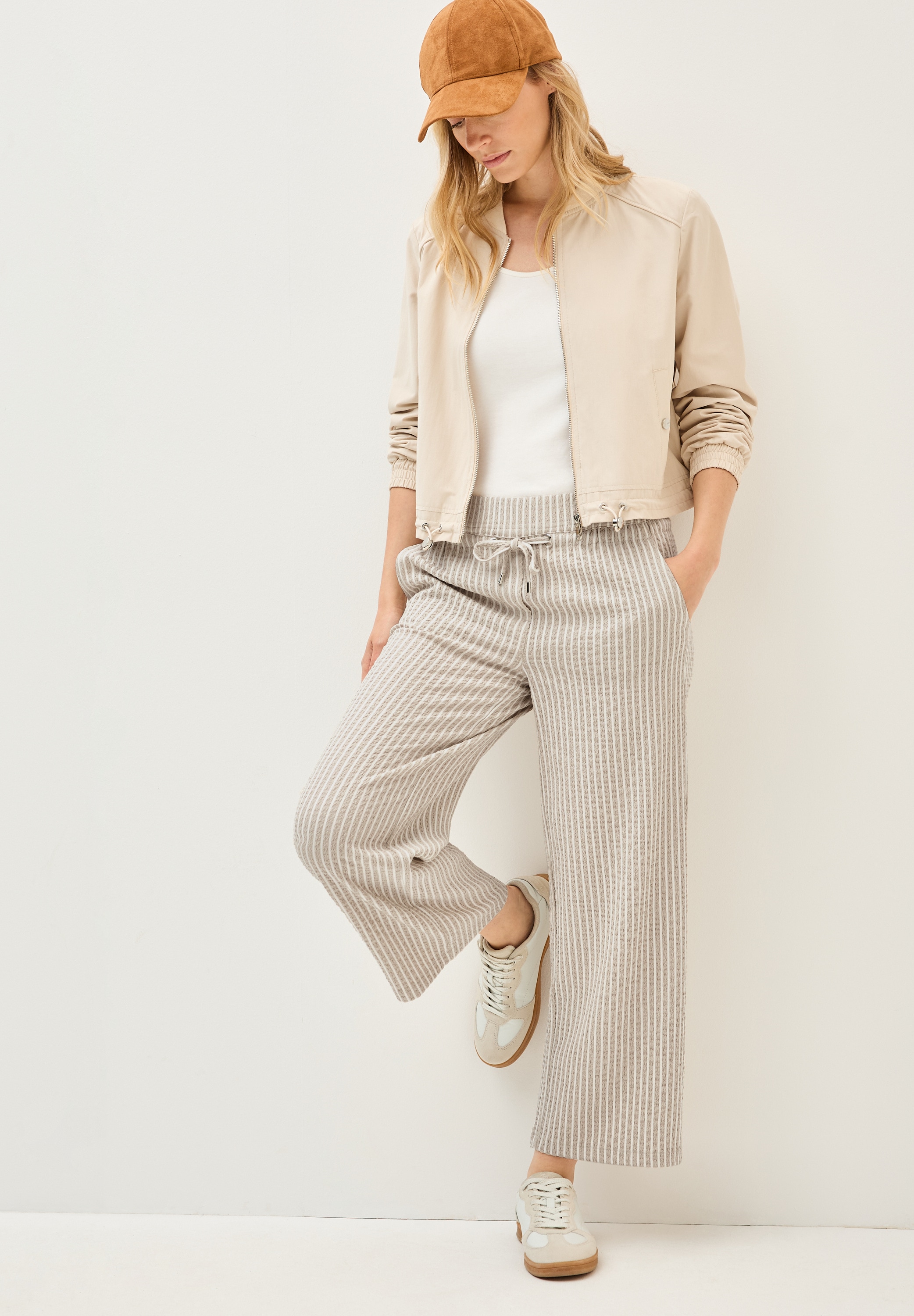 Cecil Stoffhose »Style Neele«, mit Streifen Muster