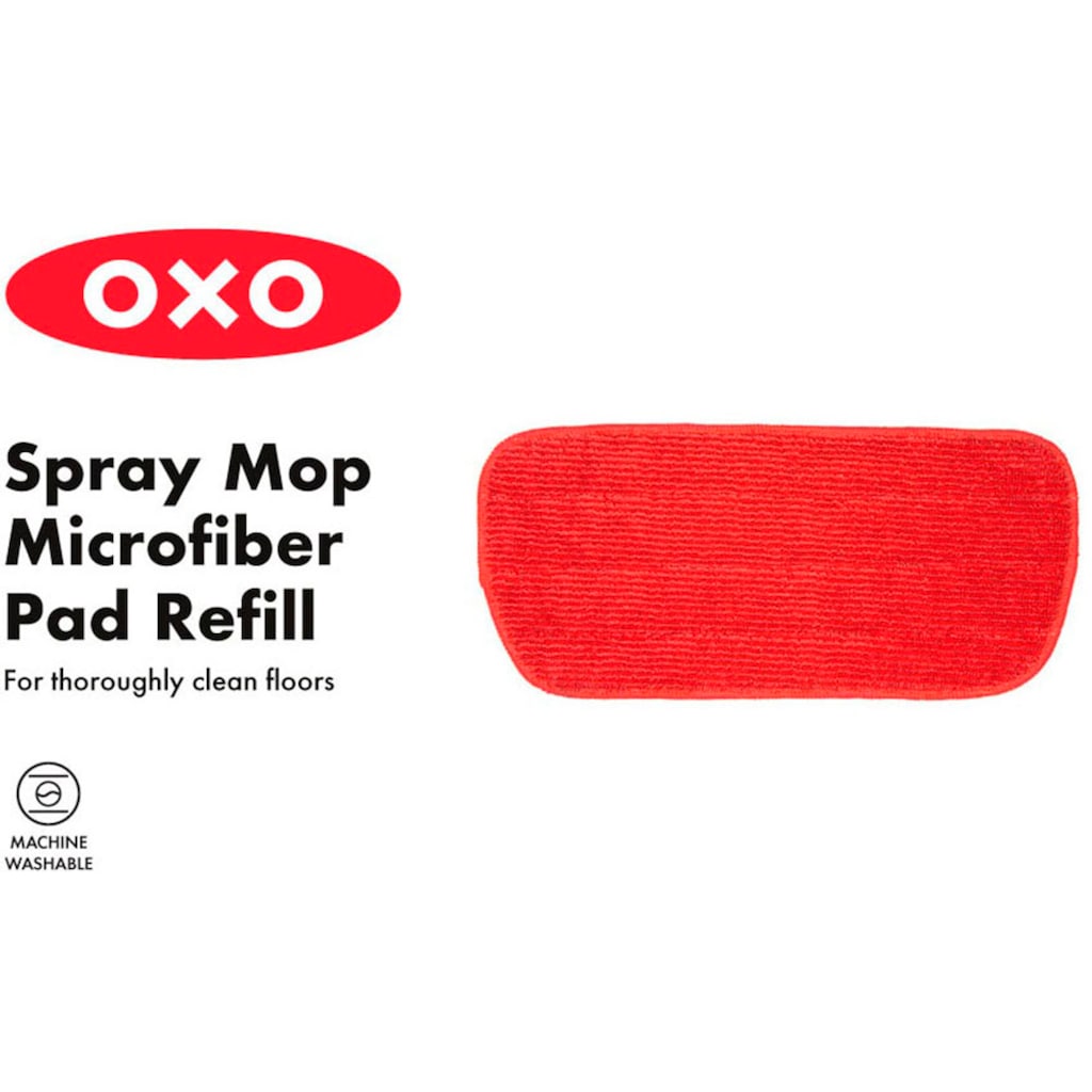 OXO Good Grips Mikrofasertuch »Nachfüllpackung für Spray Mop-Mikrofaserpads«, Mikrofaser, 44 cm