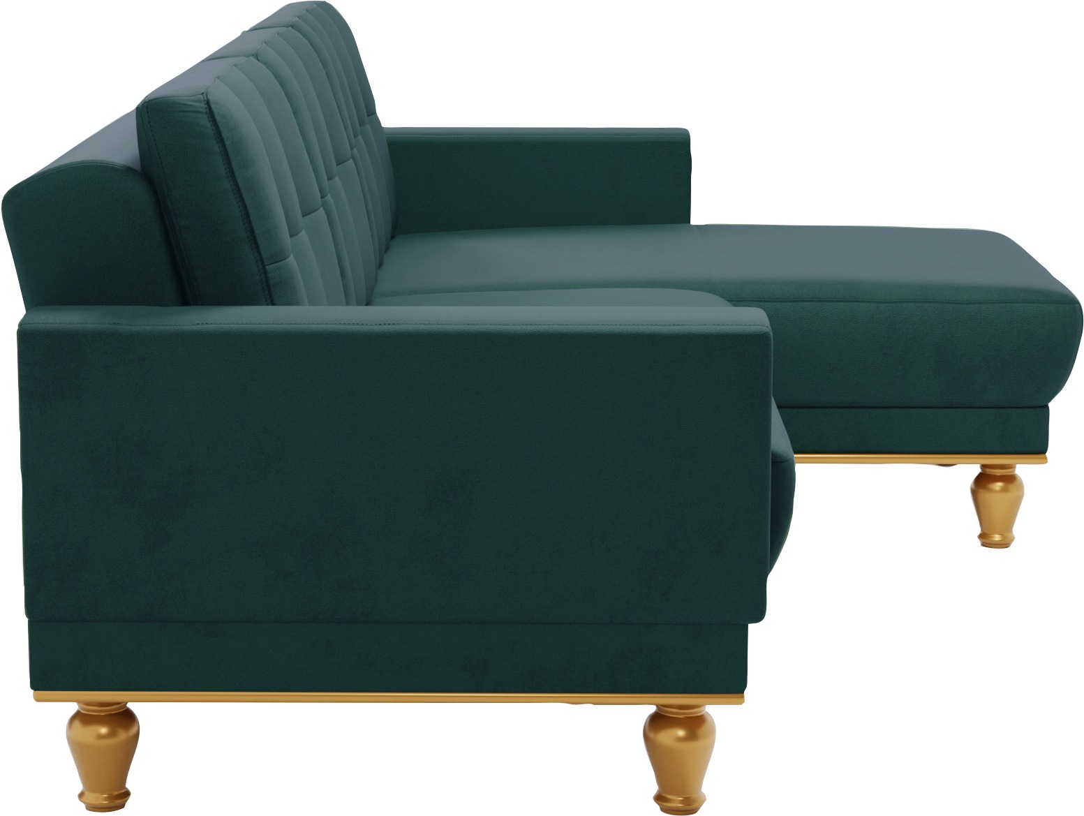 sit&more Ecksofa »Orient 5 L-Form«, mit Strass-Stein, wahlweise mit Bettfunktion und Bettkasten
