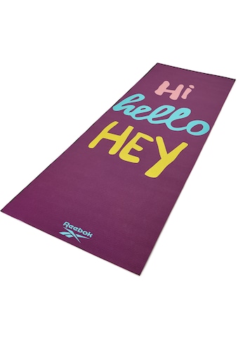 Reebok Yogamatte »Reebok Yogamatte "Hello Hi"- beidseitig, rutschfest« kaufen