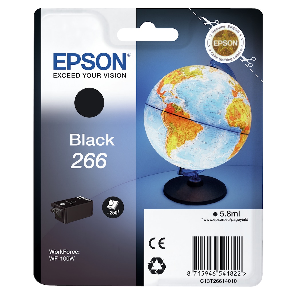 Epson Tintenpatrone »Epson Globe Singlepack Black 266 ink cartridge«