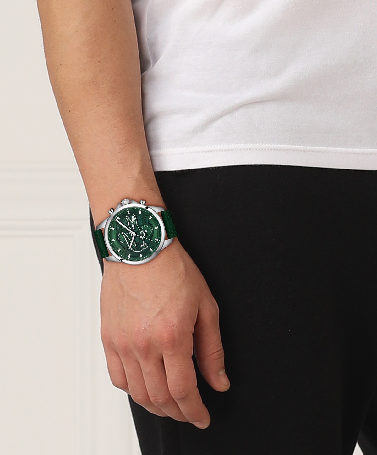 Lacoste Multifunktionsuhr »ARTHOR« Quarzuhr, Armbanduhr, Herrenuhr, Silikonarmband, analog