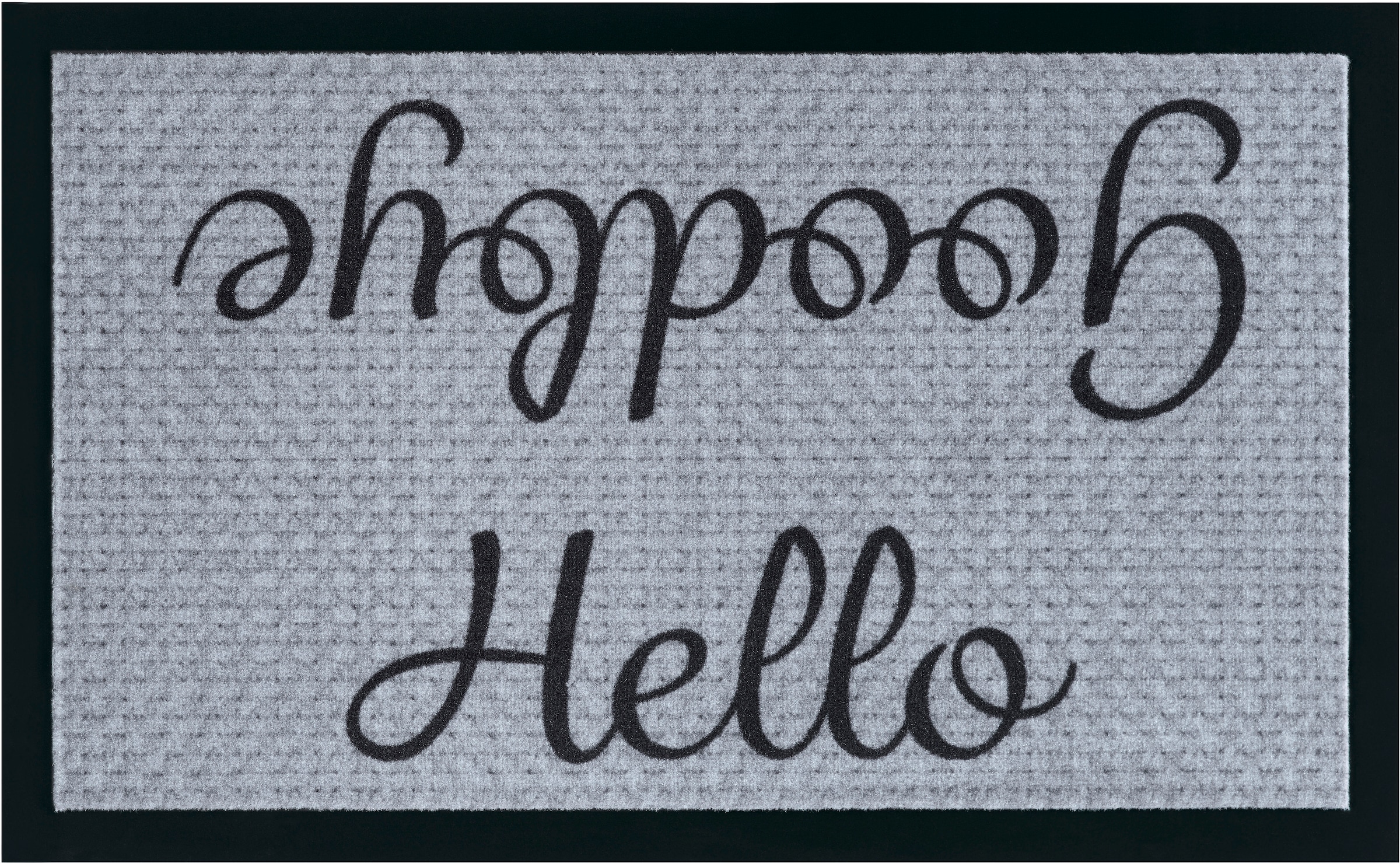 Bild von Home affaire Fußmatte »Hello«, rechteckig, mit Spruch, Schrift-Design, waschbar, robust, pflegeleicht, rutschfest