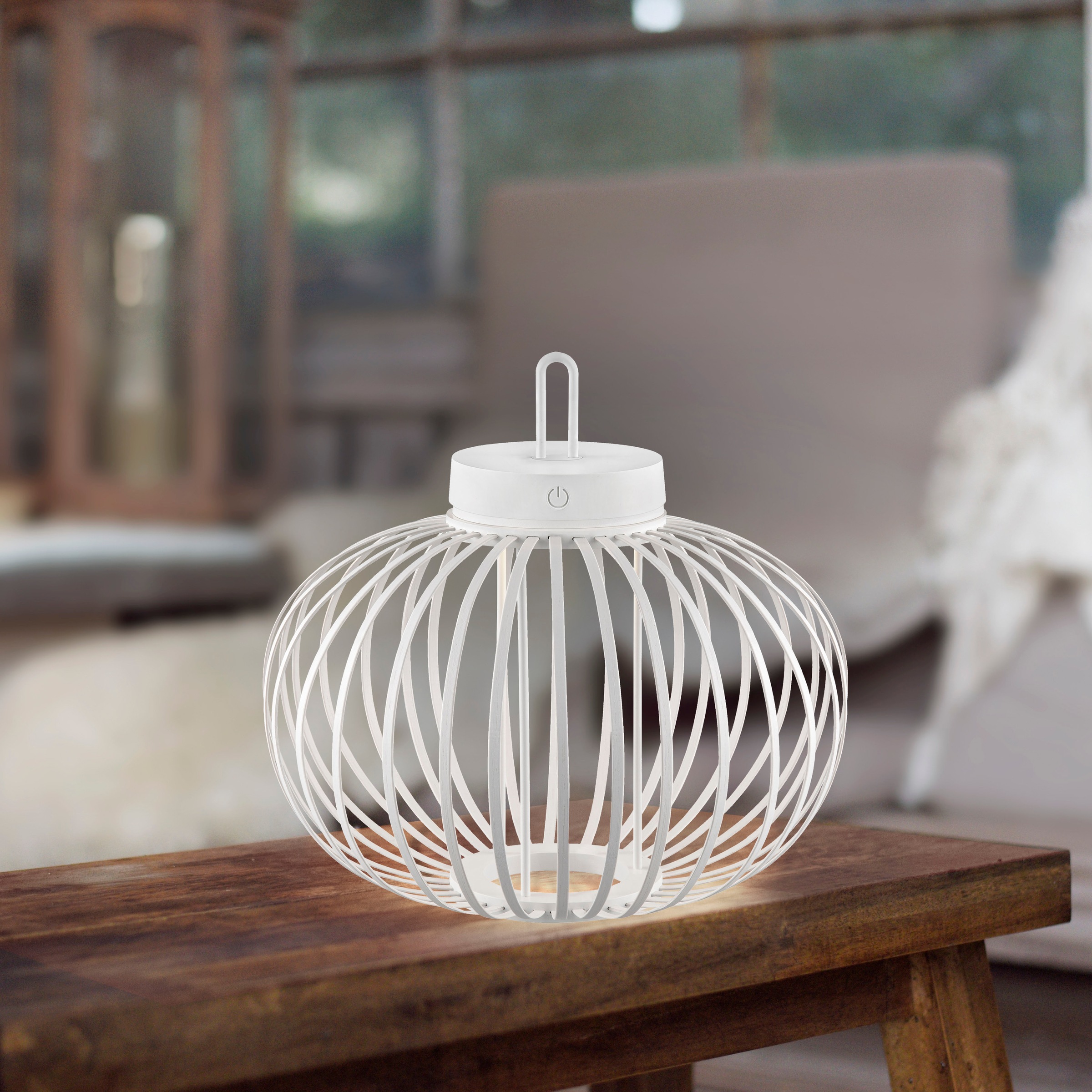 JUST LIGHT Pendelleuchte »AKUBA«, 1 flammig, Leuchtmittel LED-Modul | LED fest integriert, Akkuleuchte
