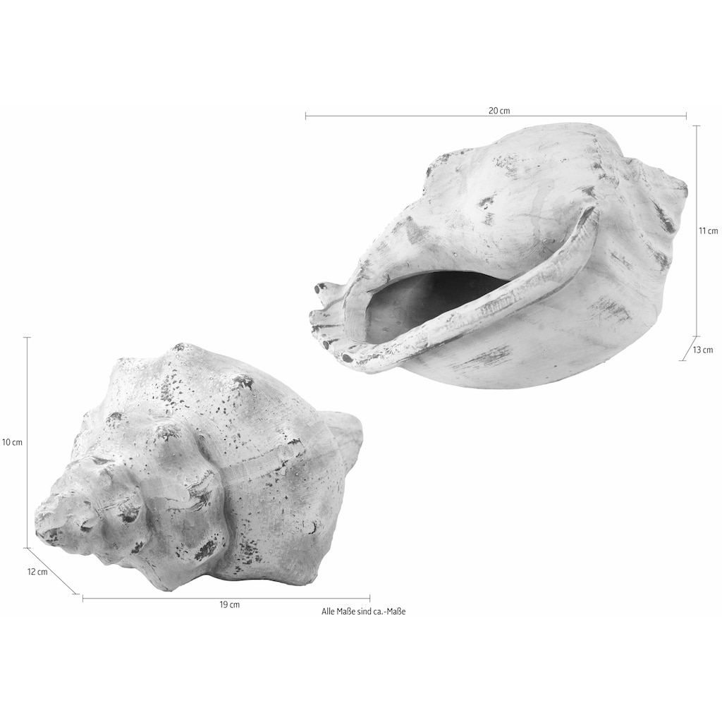I.GE.A. Dekoobjekt »Keramik-Muschel«