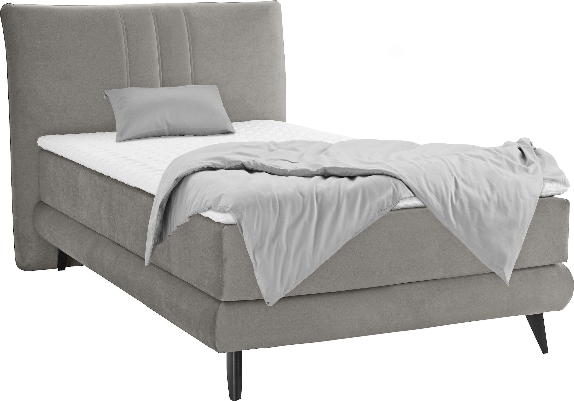 Places of Style Boxspringbett »Skien«, incl. Kaltschaumtopper, 2 Härtegrade, 3 Ausführungen